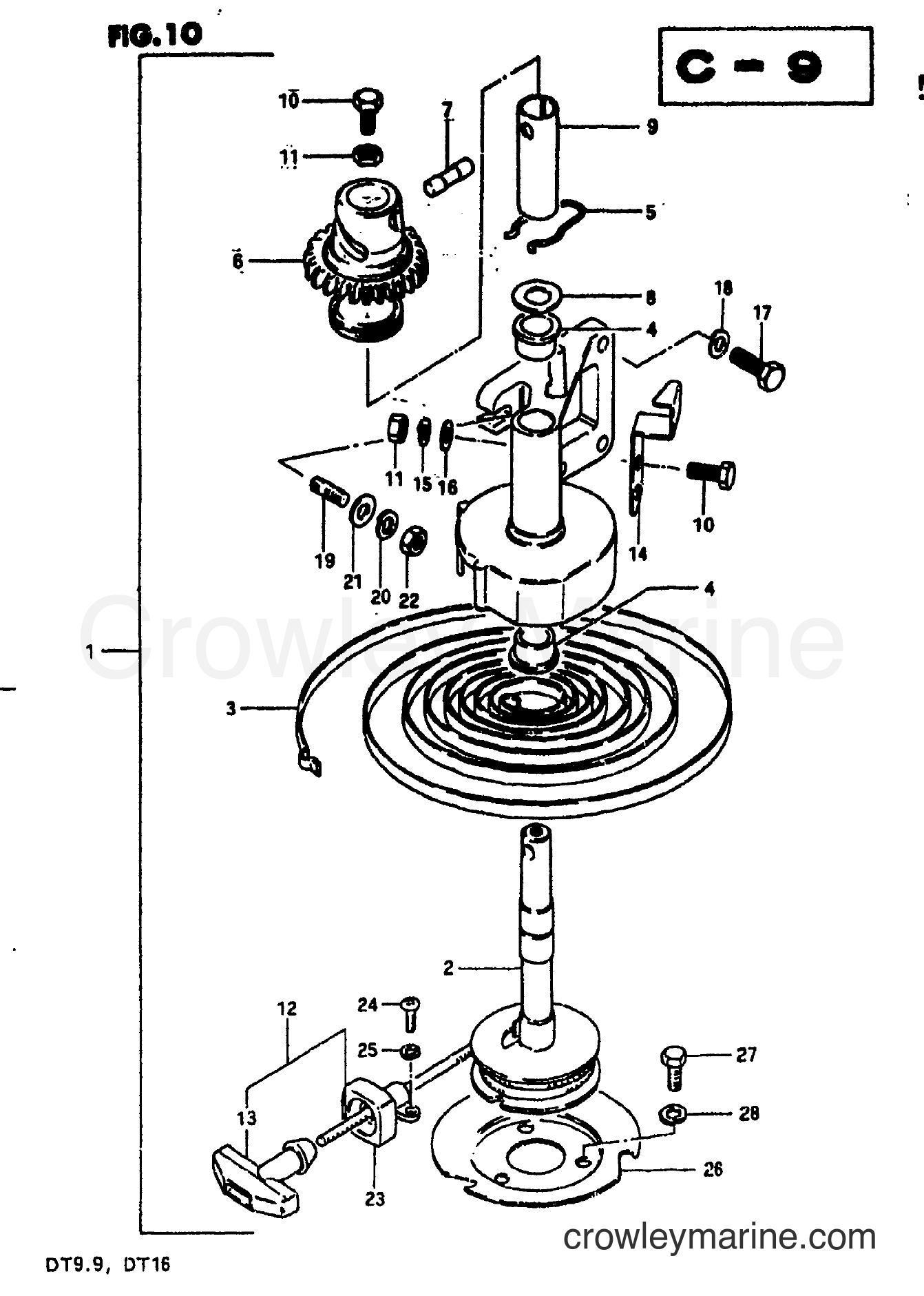 Suzuki Marine DT16P - STARTER 2