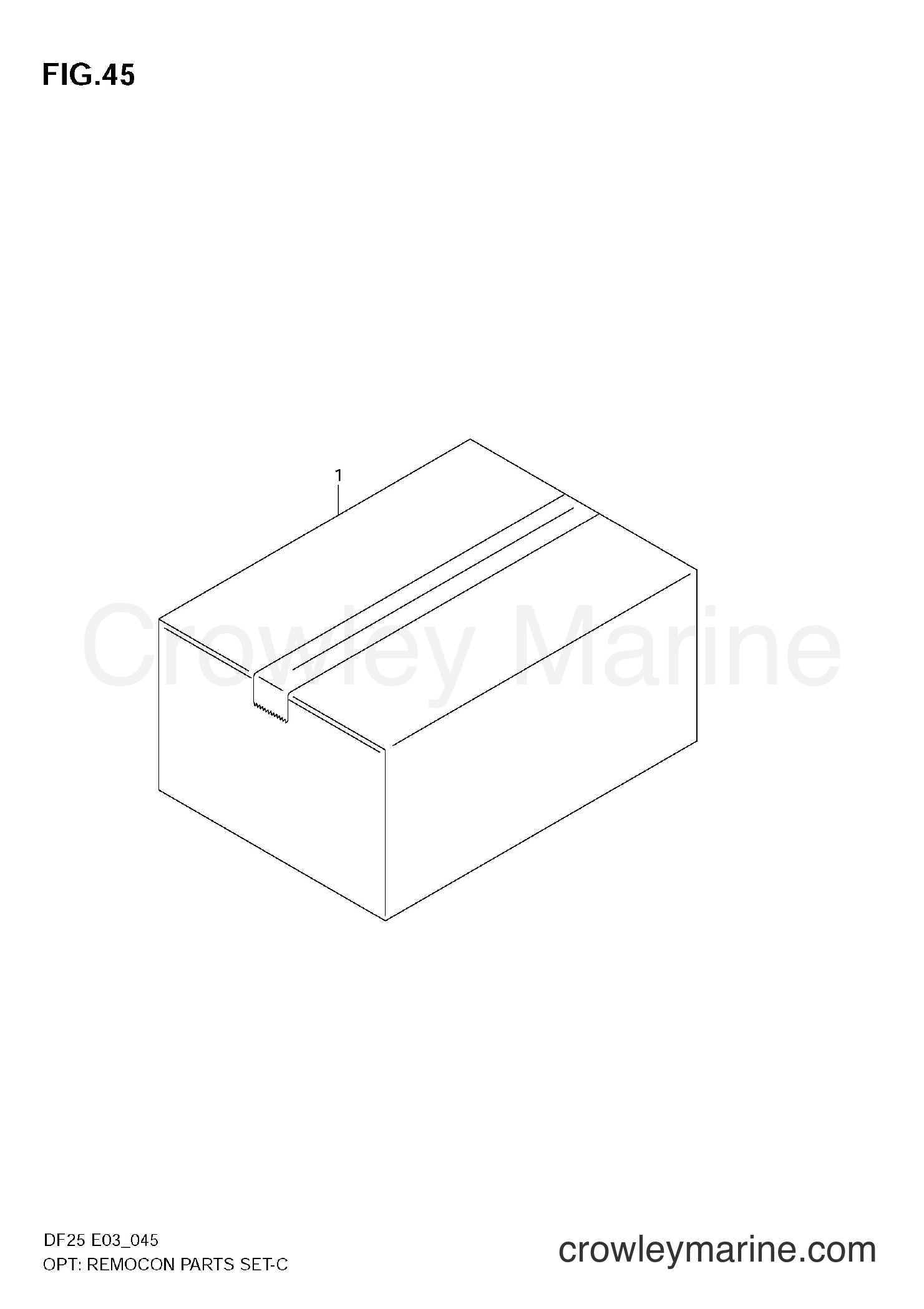 Suzuki Marine DF25 - OPT:REMOCON PARTS SET