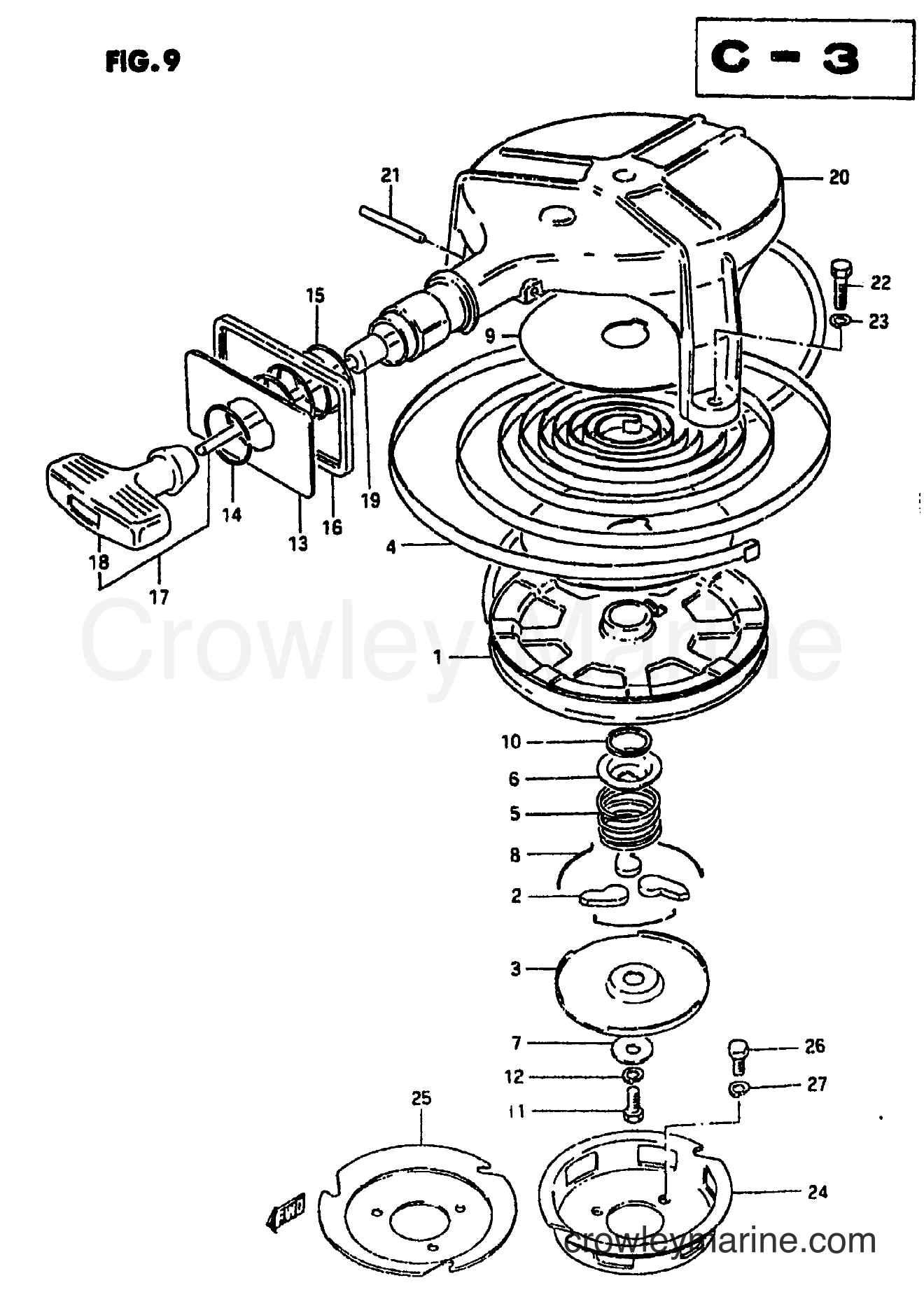 Suzuki Marine DT25 - STARTER 2