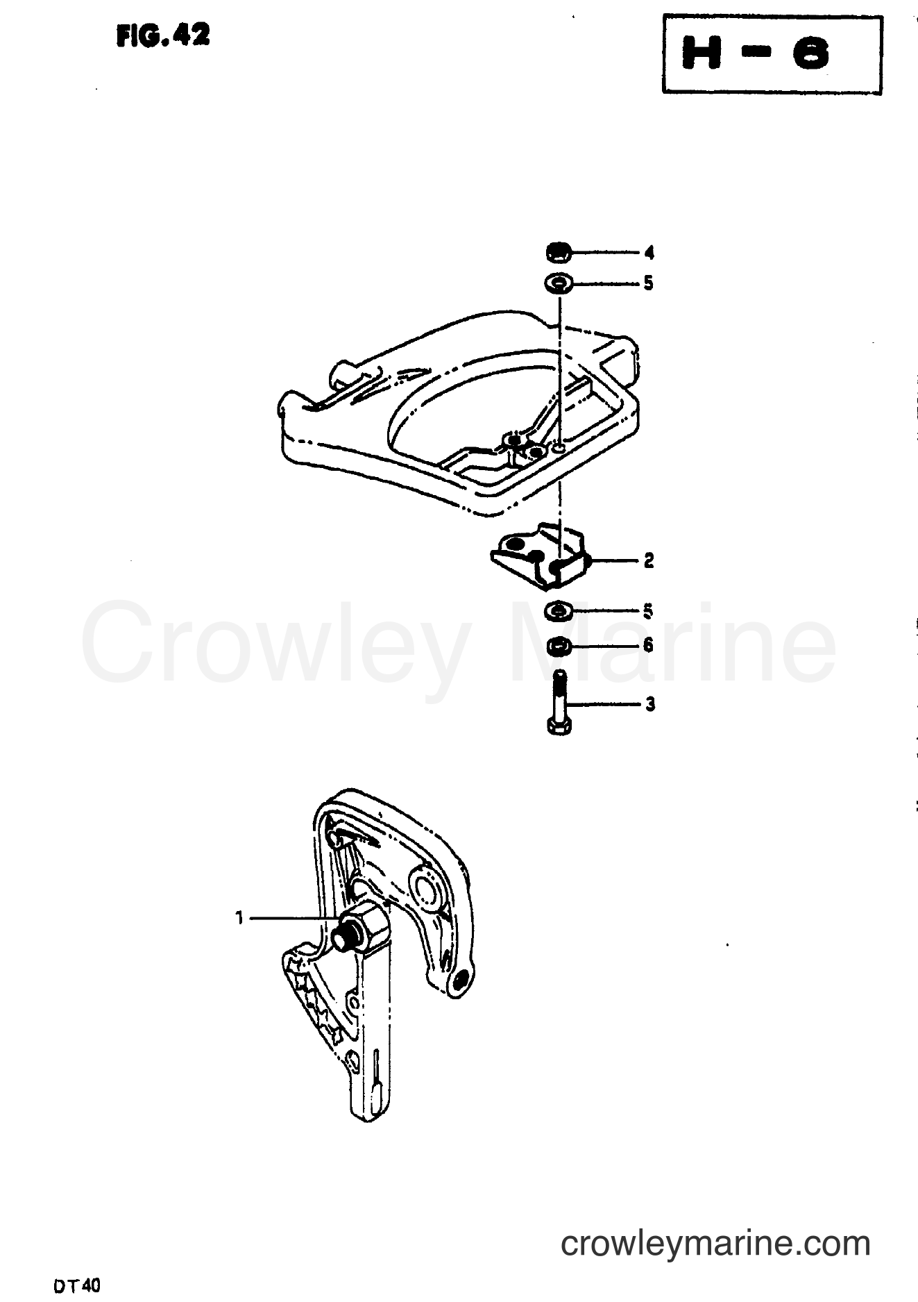 Suzuki Marine DT40 - ATTACHMENT STEERING