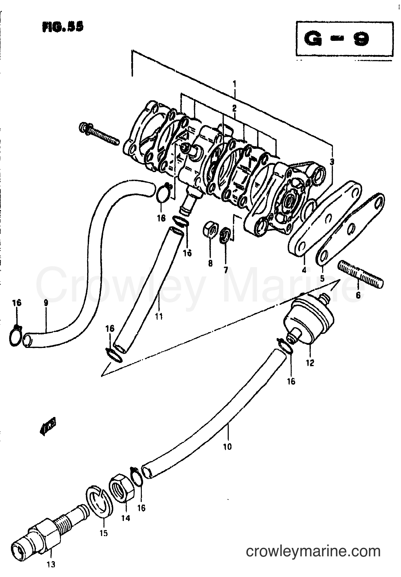 Suzuki Marine DT7.5 - FUEL PUMP