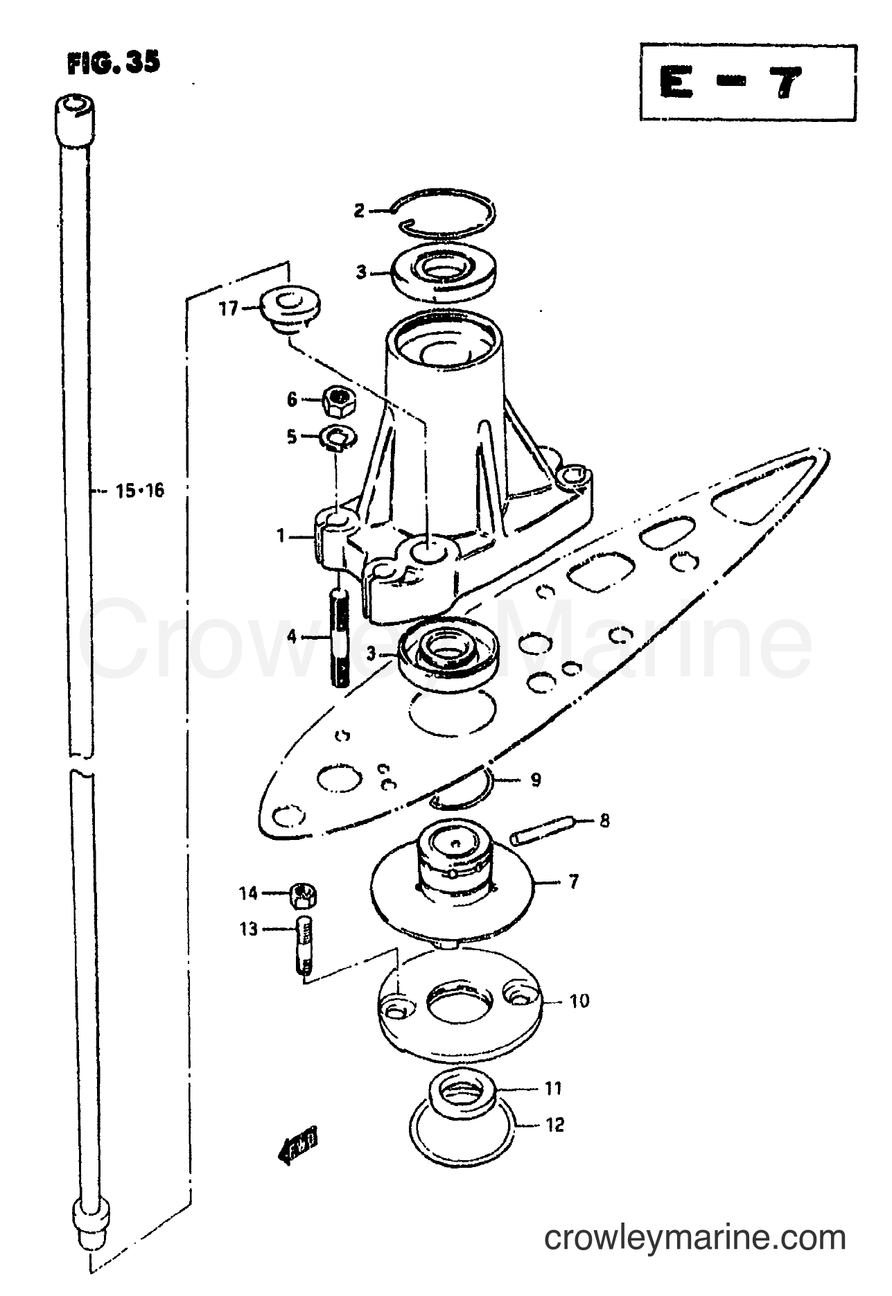 Suzuki Marine DT3.5 - WATER PUMP