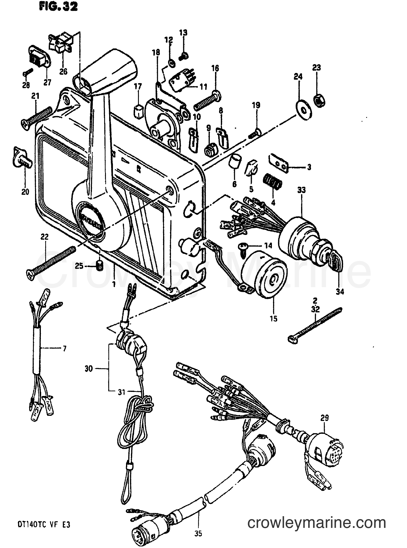 Suzuki Marine DT140 - REMOTE CONTROL (1)