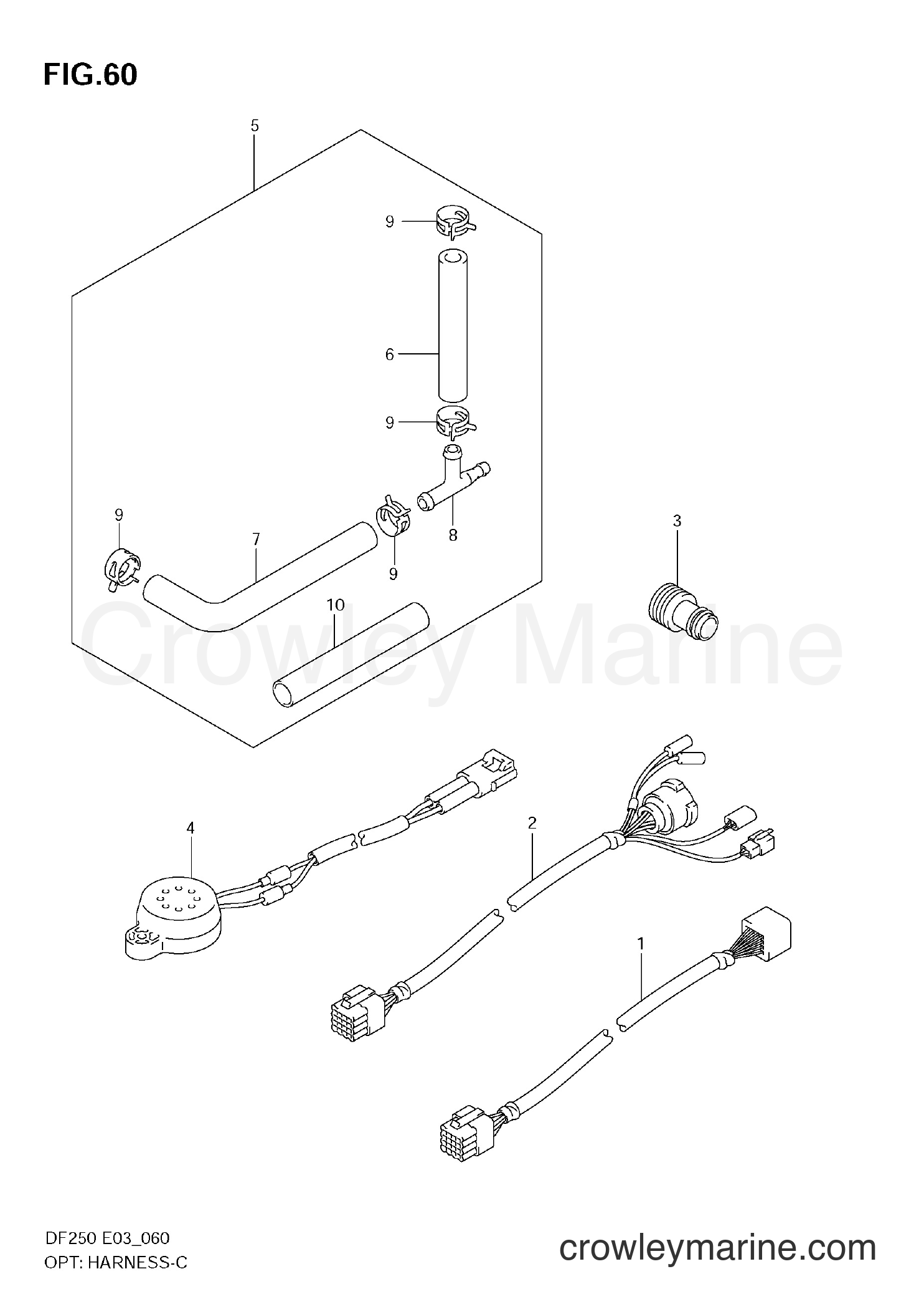 Suzuki Marine DF250S - OPT:HARNESS