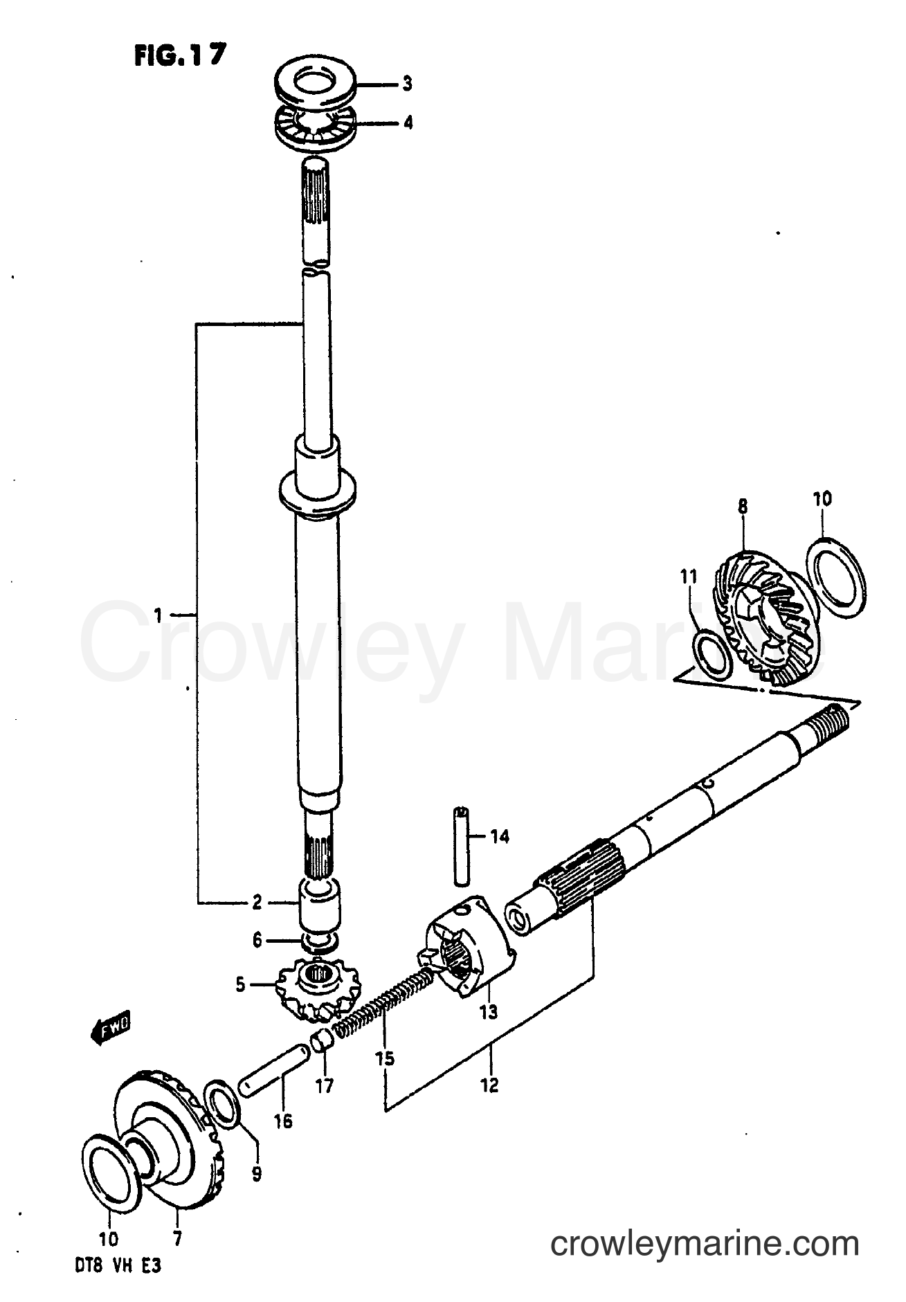Suzuki Marine DT8 - TRANSMISSION