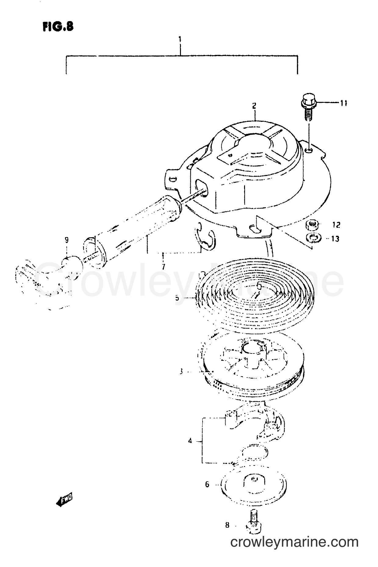 Suzuki Marine DT2 - STARTER (MODEL :90-97)
