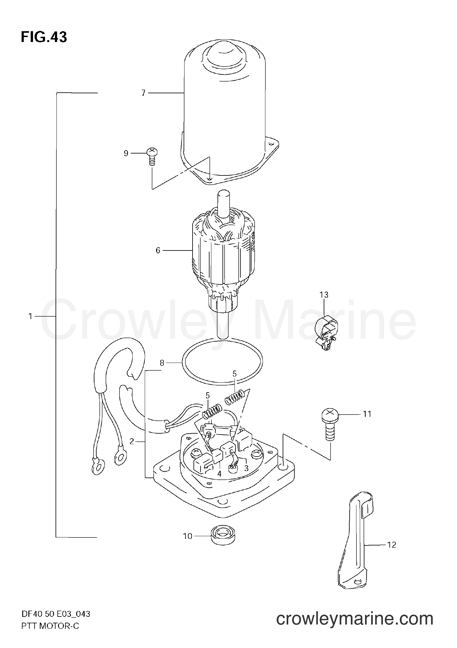 Suzuki Marine DF40 - PTT MOTOR (TYPE:T MODEL:99,00)