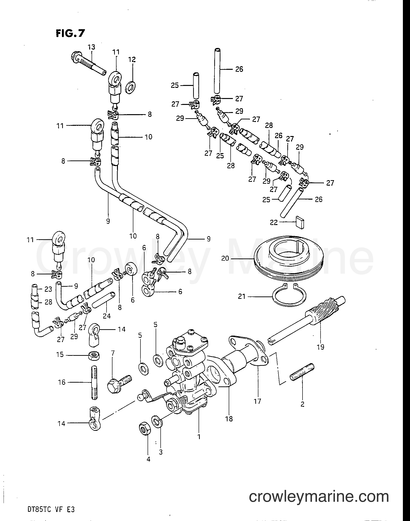 Suzuki Marine DT85 - OIL PUMP