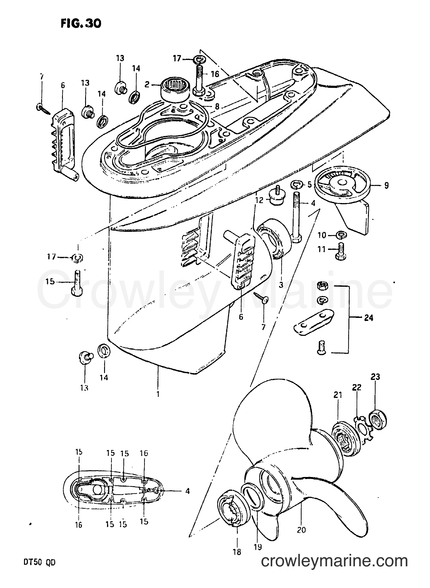 Купить Редуктор Лодочный Мотор Сузуки