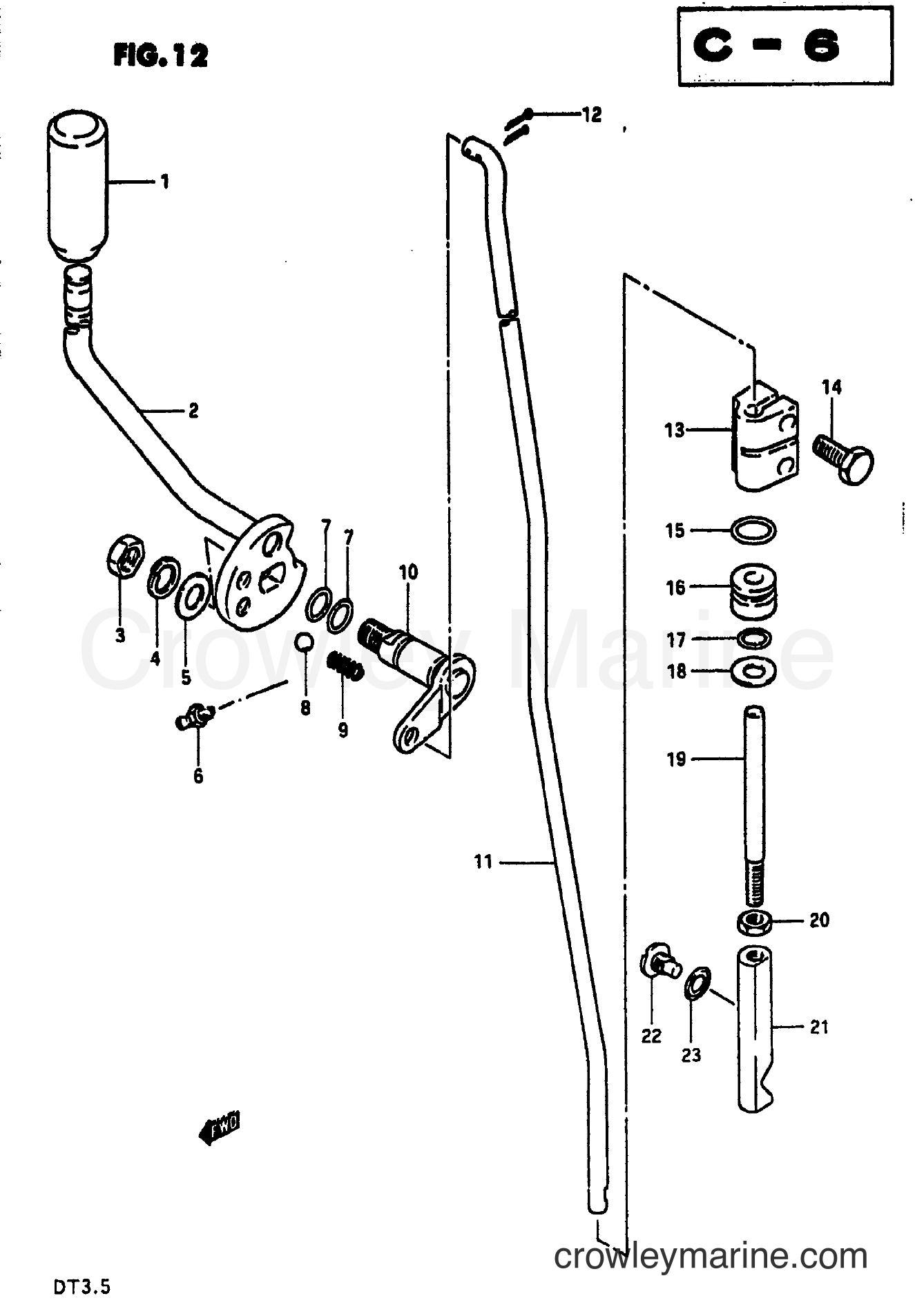 Suzuki Marine DT3.5 - CLUTCH