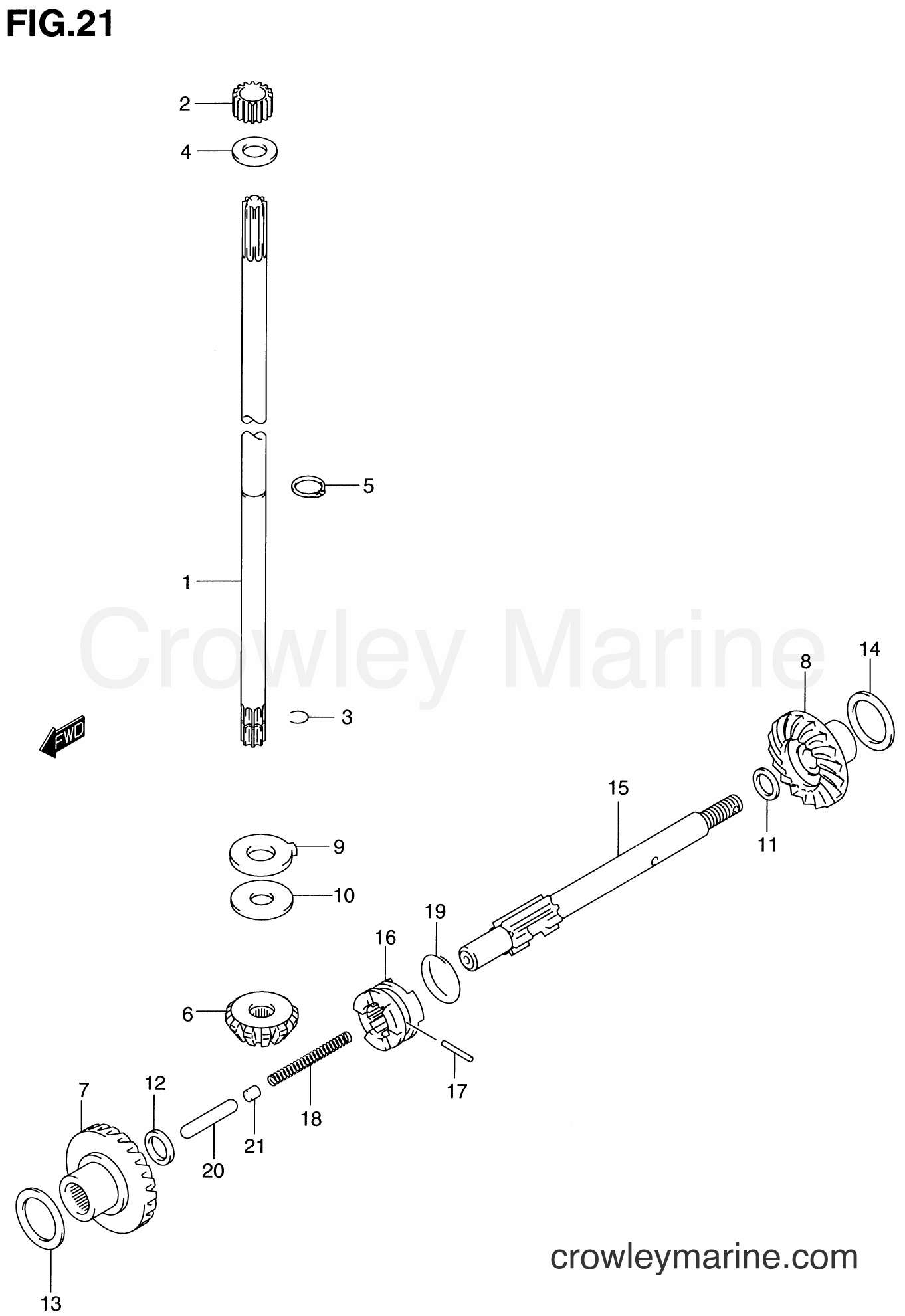 Suzuki Marine DT4 - TRANSMISSION