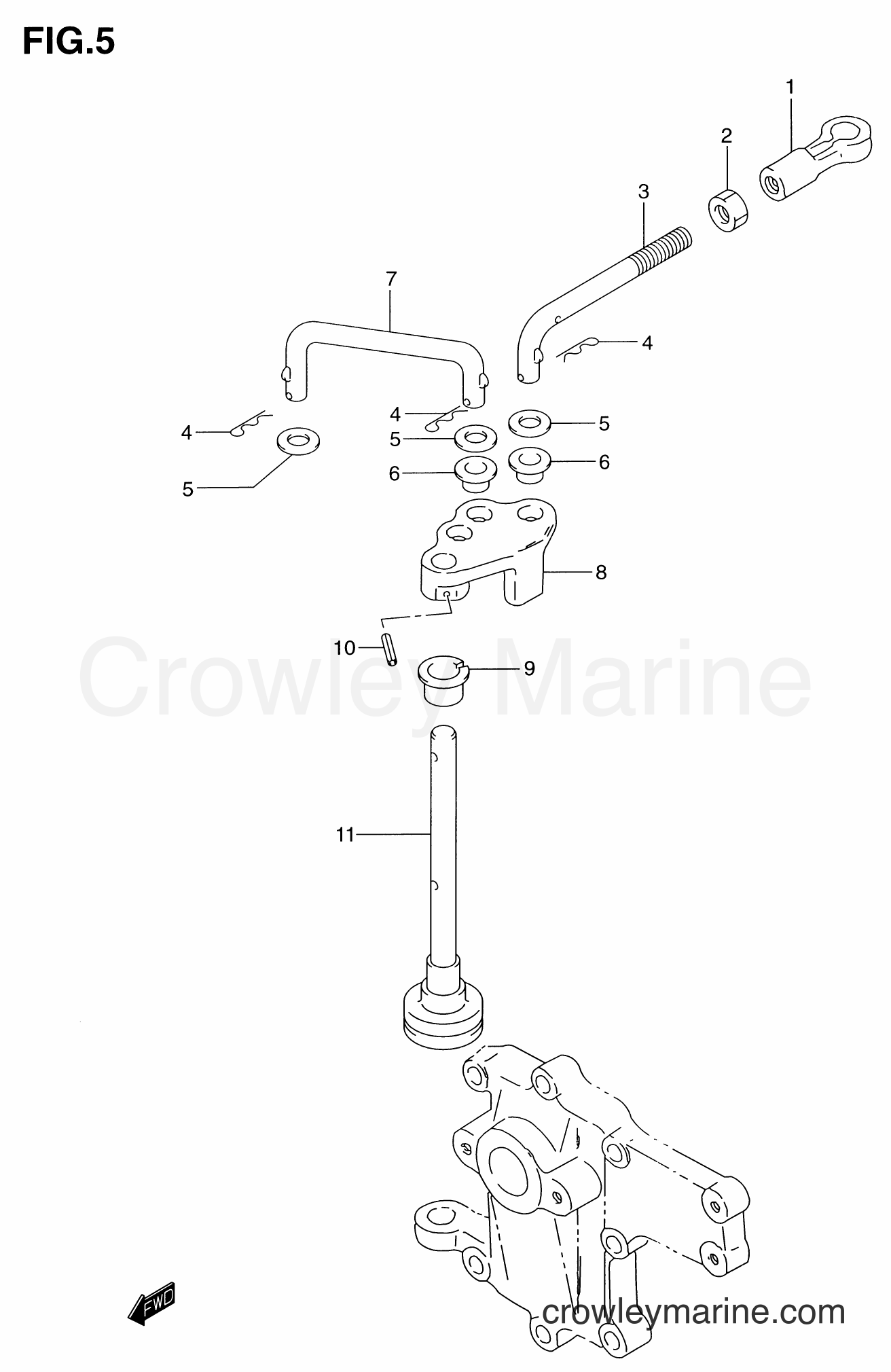 Suzuki Marine DT6 - THROTTLE CONTROL