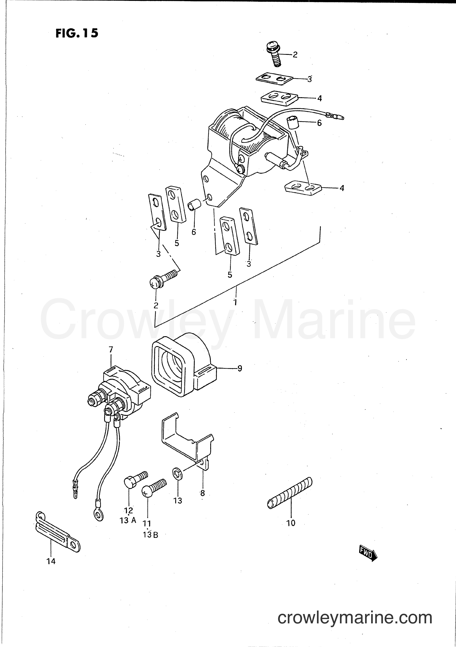 Suzuki Marine PU140 - SOLENOID