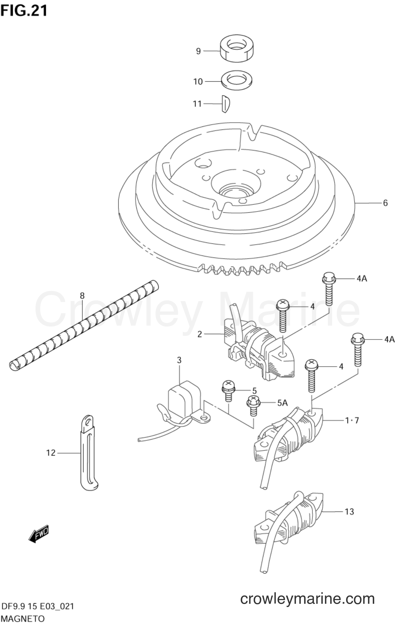 Suzuki Marine DF9.9 - MAGNETO