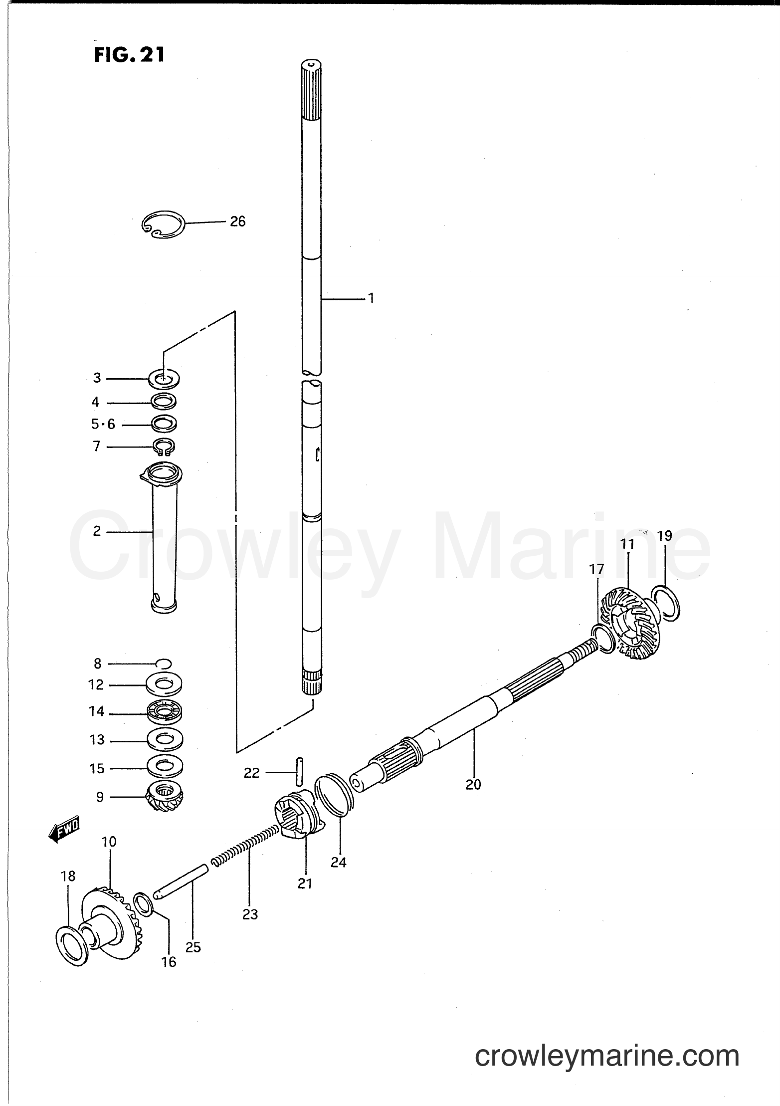 Suzuki Marine DT9.9C - TRANSMISSION