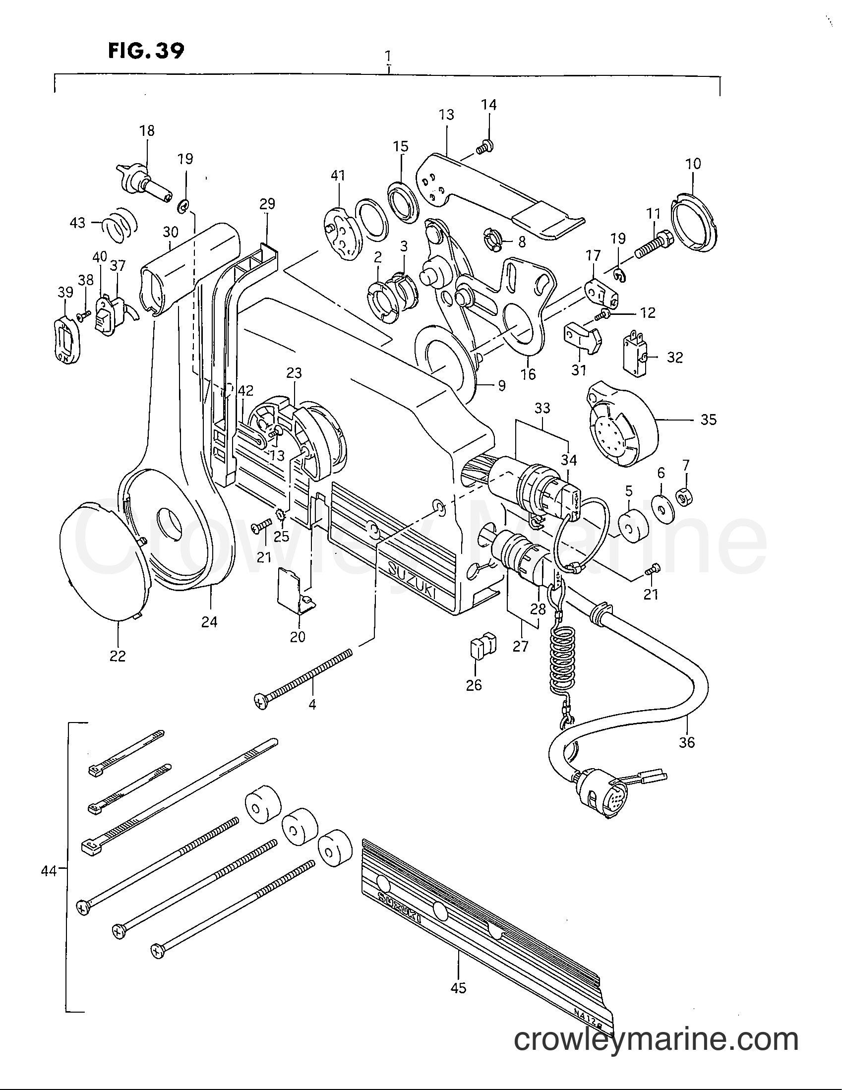 Suzuki Marine DT40C - REMOTE CONTROL