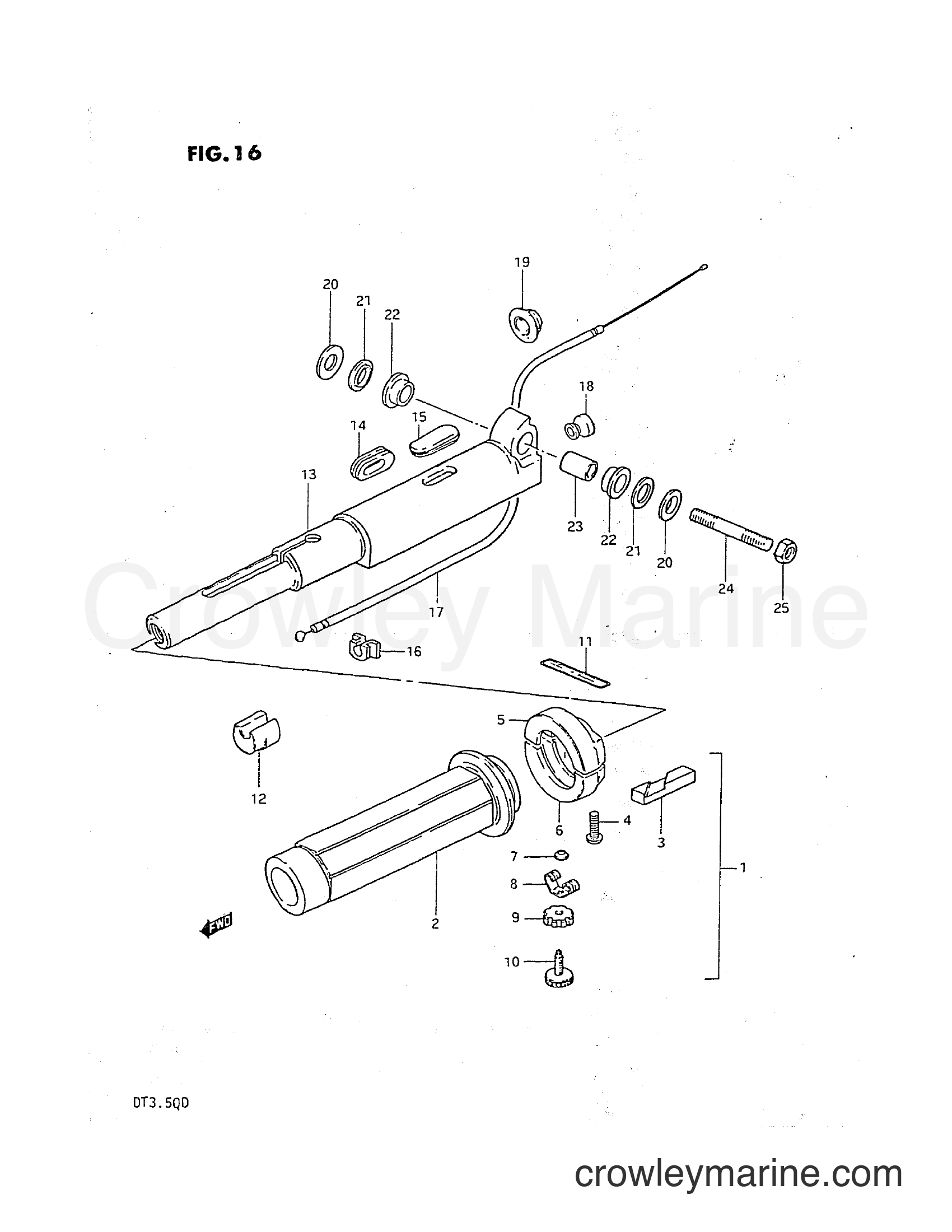 Suzuki Marine DT3.5 - HANDLE