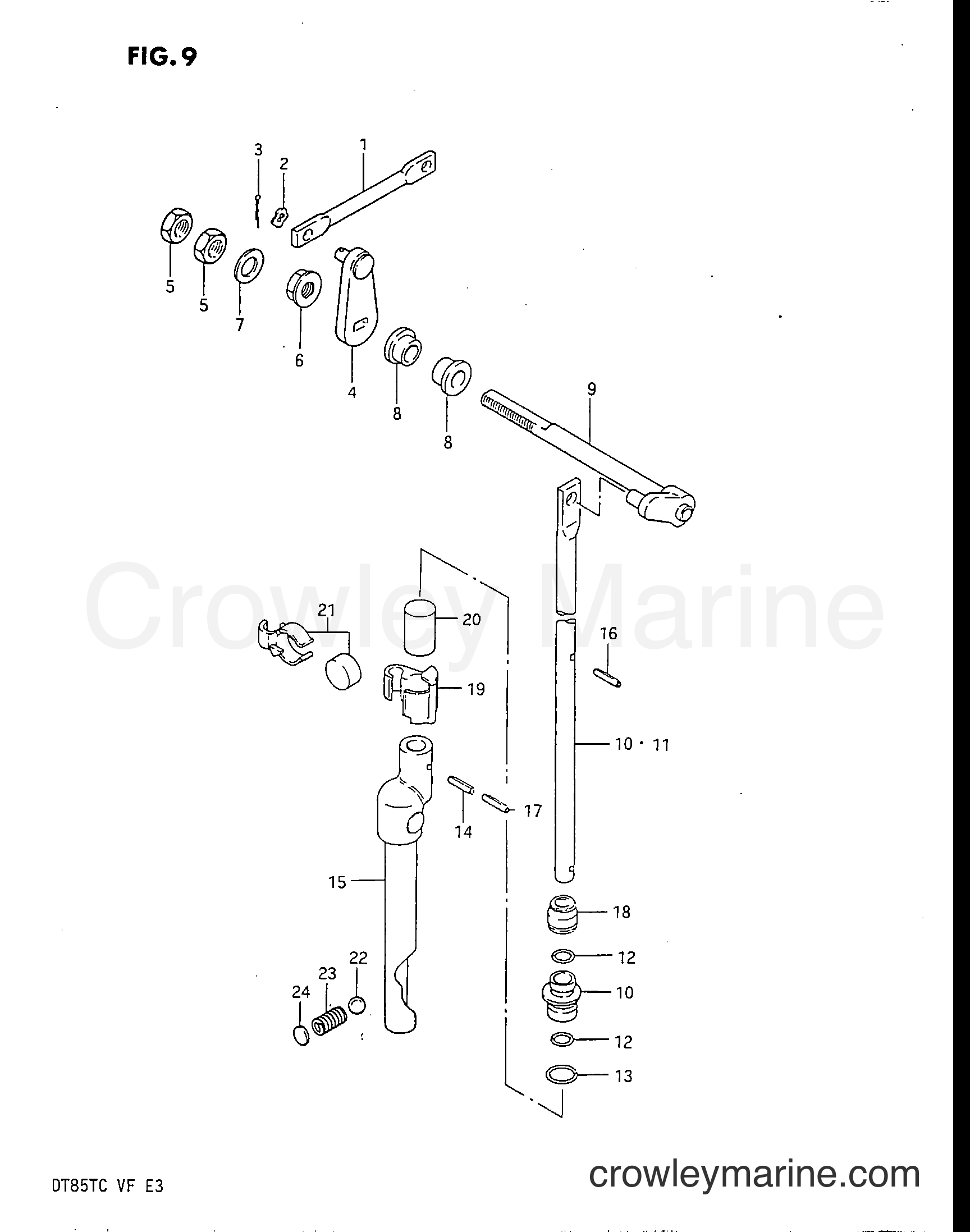 Suzuki Marine DT85 - CLUTCH