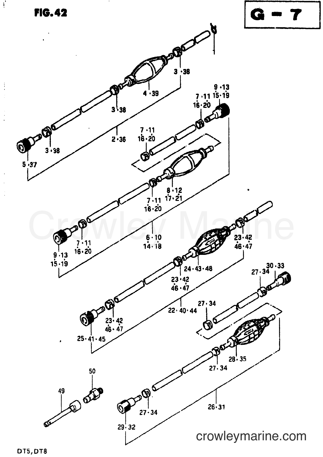 Suzuki Marine DT5W - FUEL HOSE