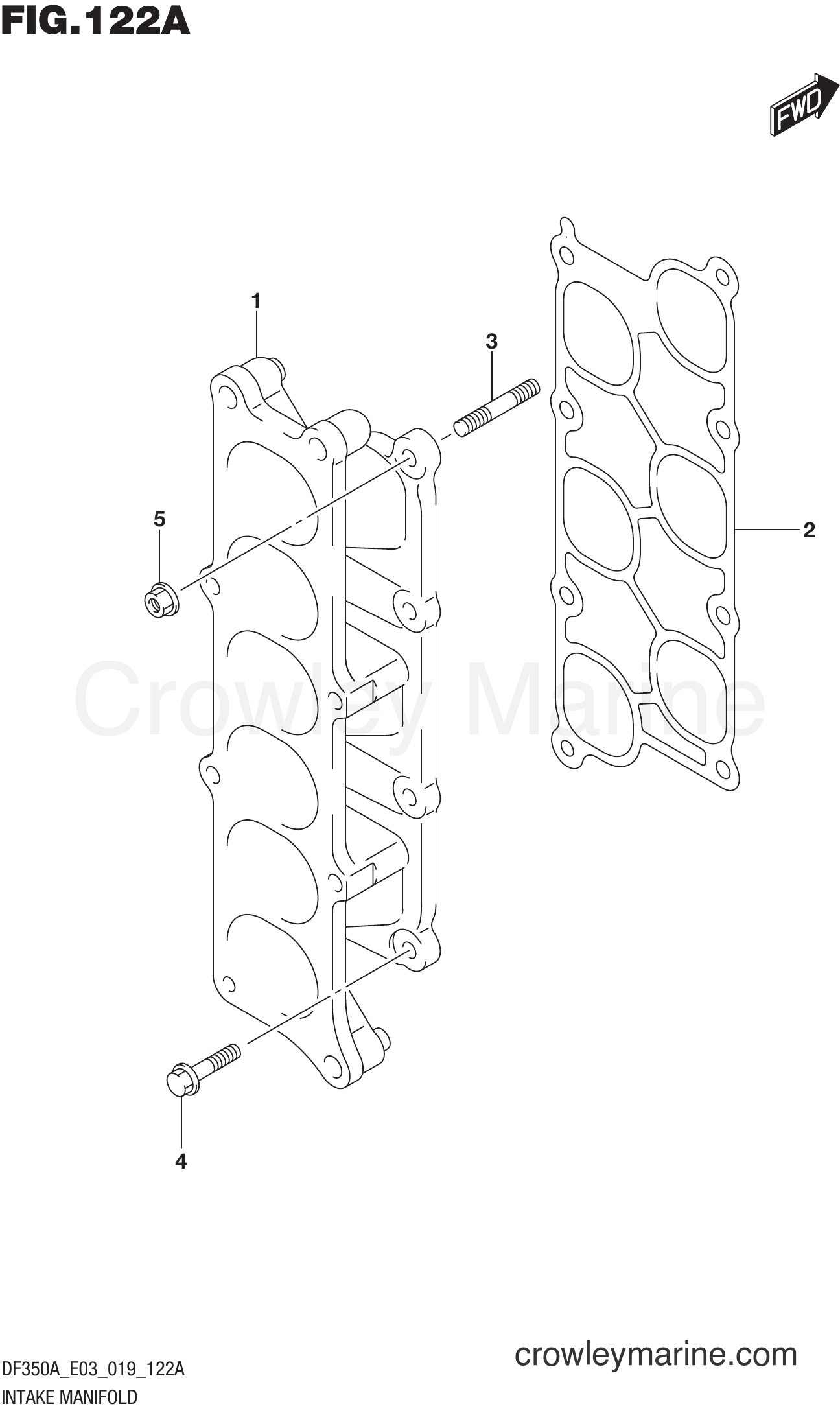 Suzuki Marine DF350A 910001~ - INTAKE MANIFOLD