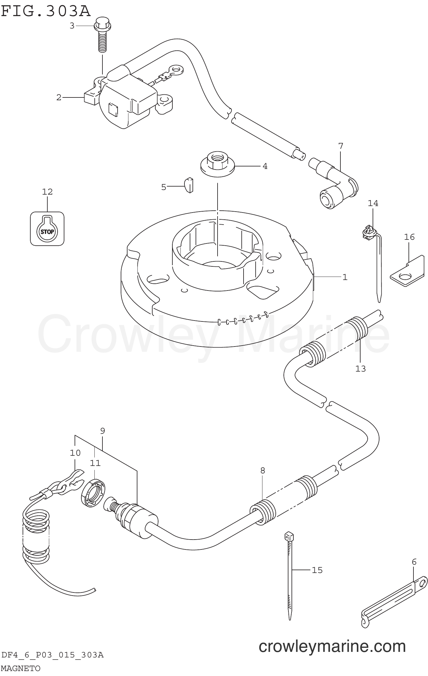 Suzuki Marine DF6 510001~ - MAGNETO