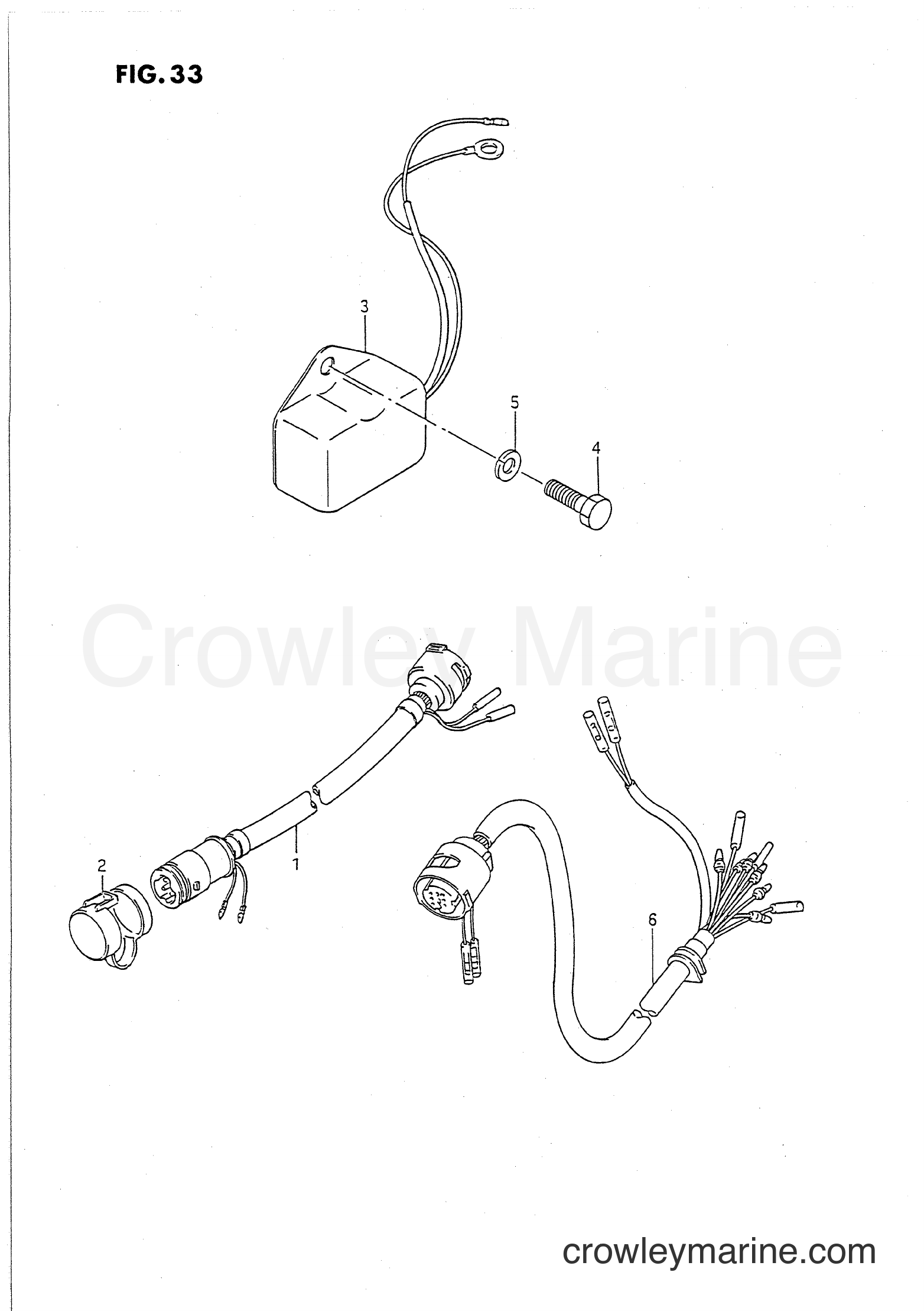 Suzuki Marine PU40 - OPTIONAL : WIRING HARNESS