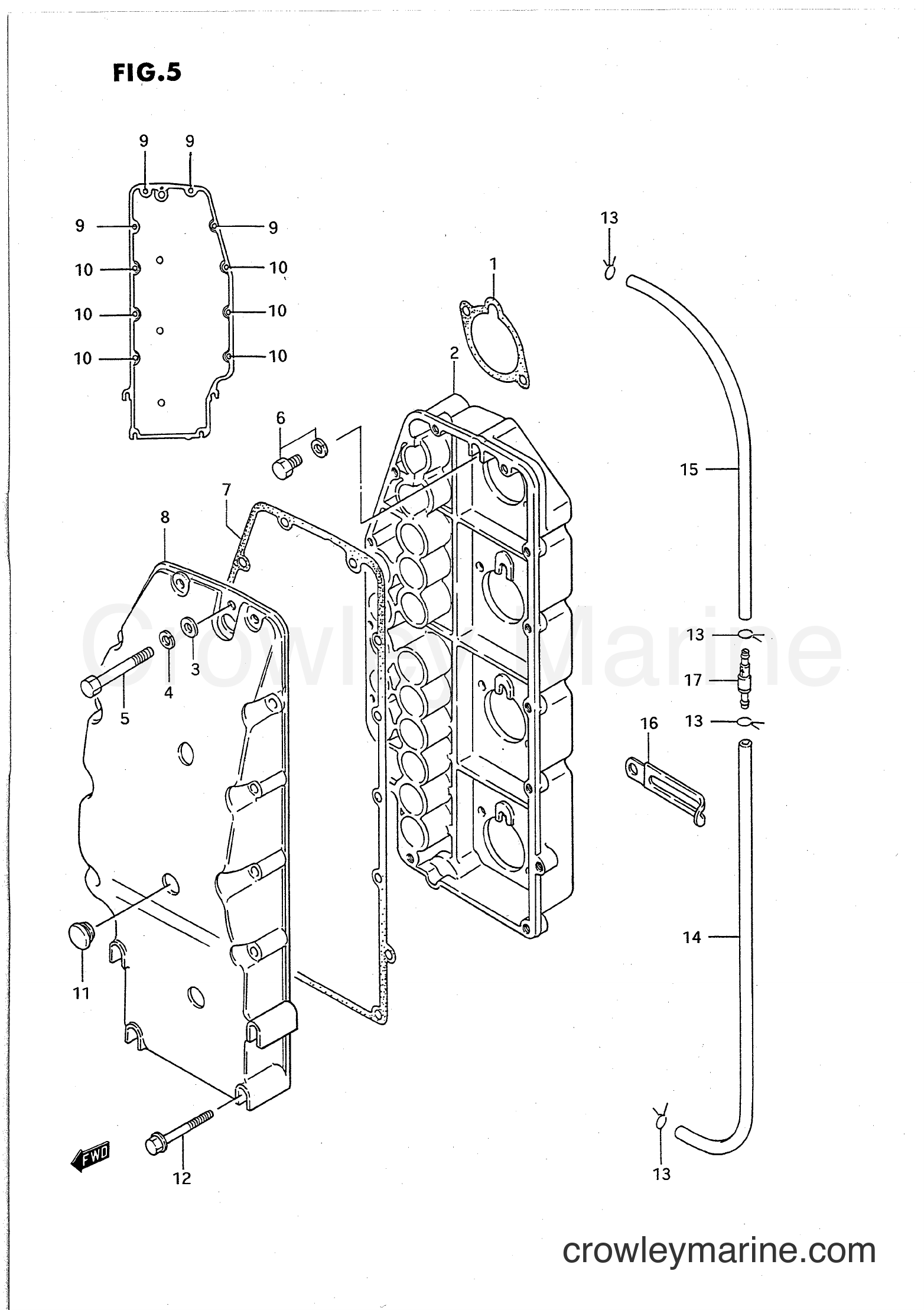 Suzuki Marine PU140 - SILENCER (*)