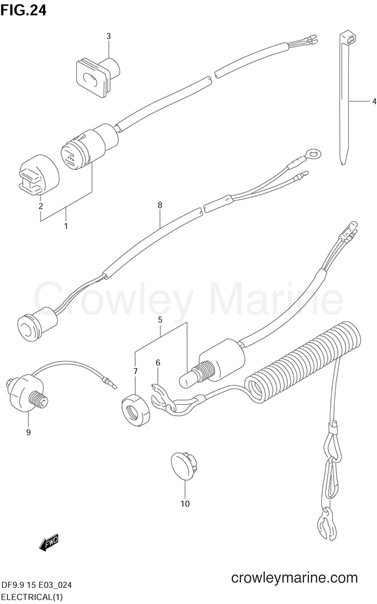 Suzuki Marine DF15 - ELECTRICAL (1)