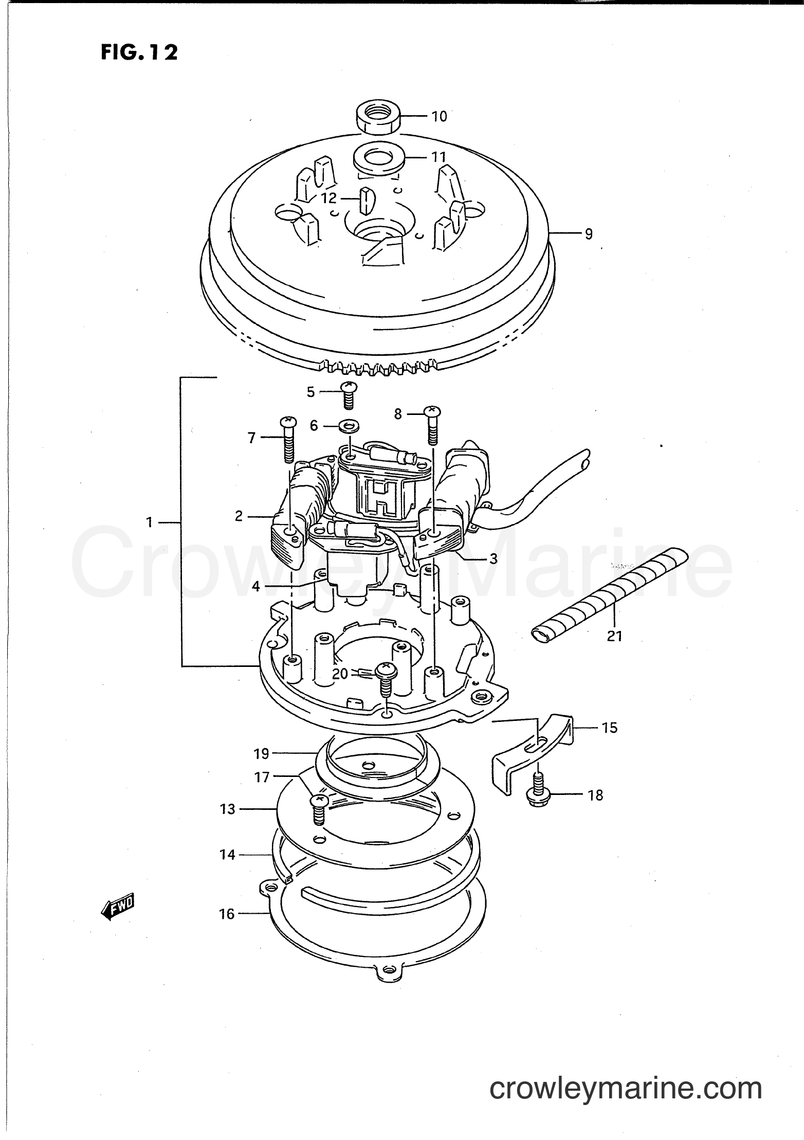Suzuki Marine DT15C - MAGNETO