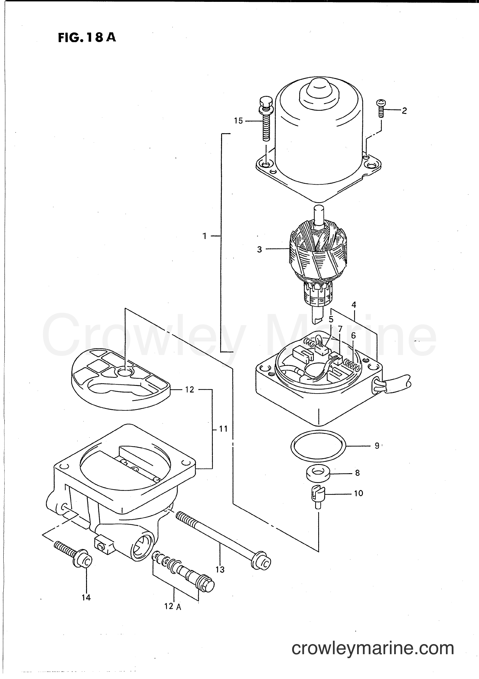 Suzuki Marine PU85 - POWER UNIT (MODEL:95~97)