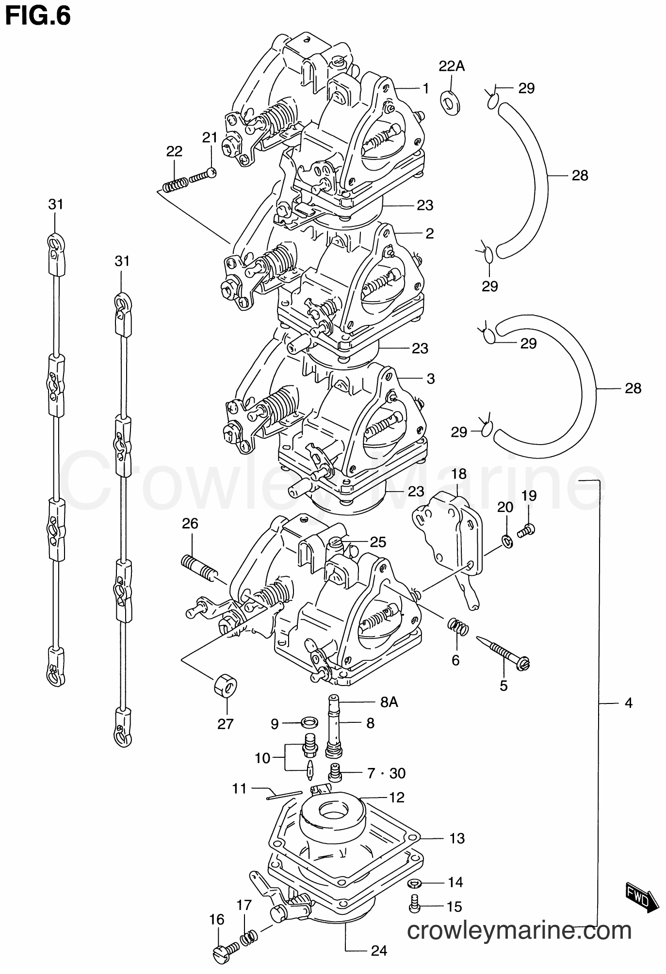 Suzuki Marine DT115 - CARBURETOR (DT115)