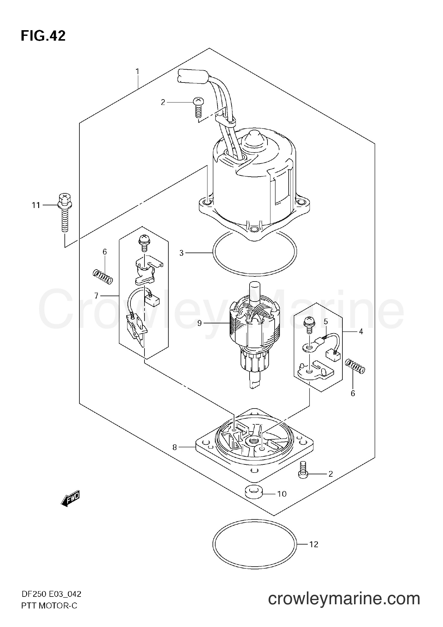 PTT MOTOR - 2004 Four-Stroke Outboard 200 DF200 | Crowley Marine