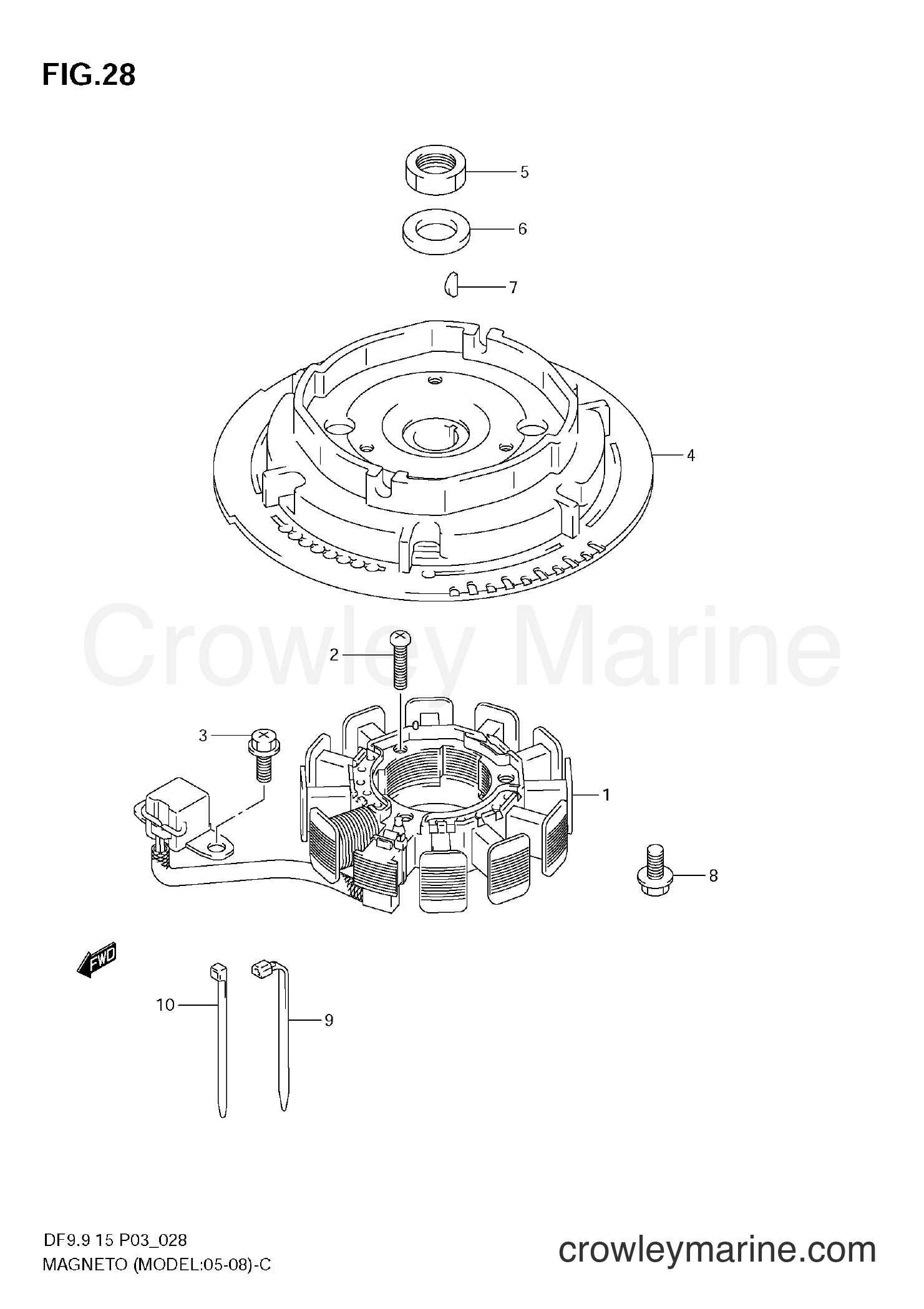 Suzuki Marine DF15 - MAGNETO (MODEL:05~)
