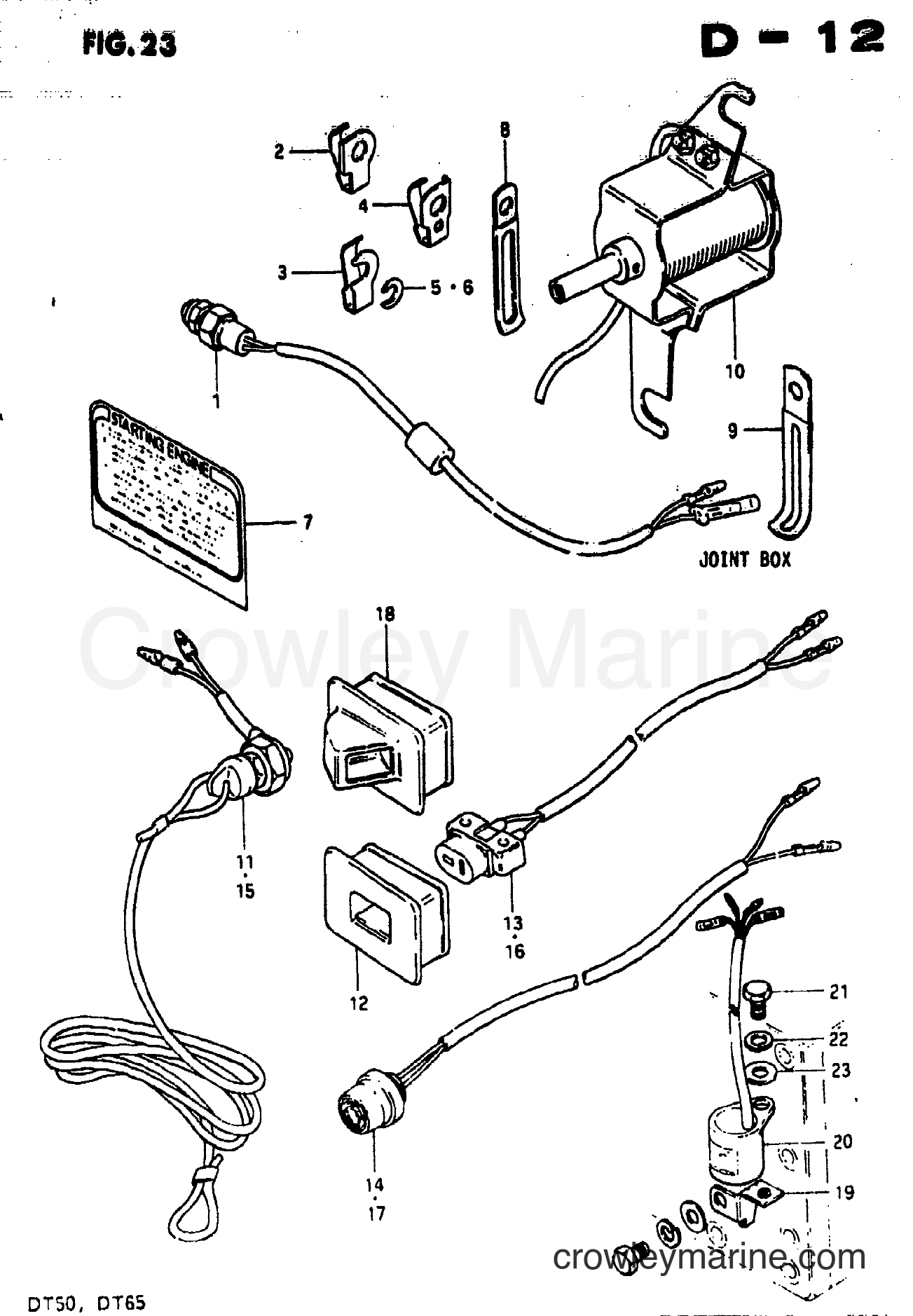 Suzuki Marine DT50 - ELECTRICAL (2)