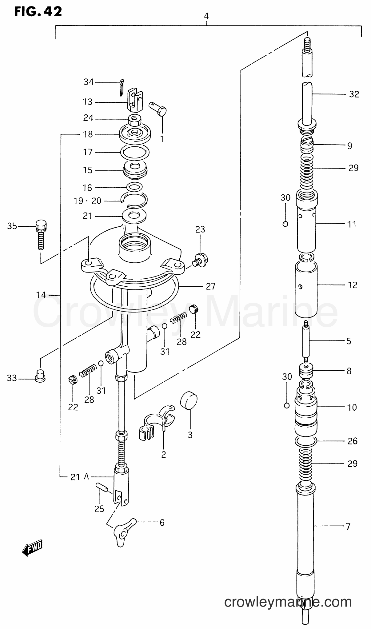 Suzuki Marine DT225 - CLUTCH (2) (DT225)