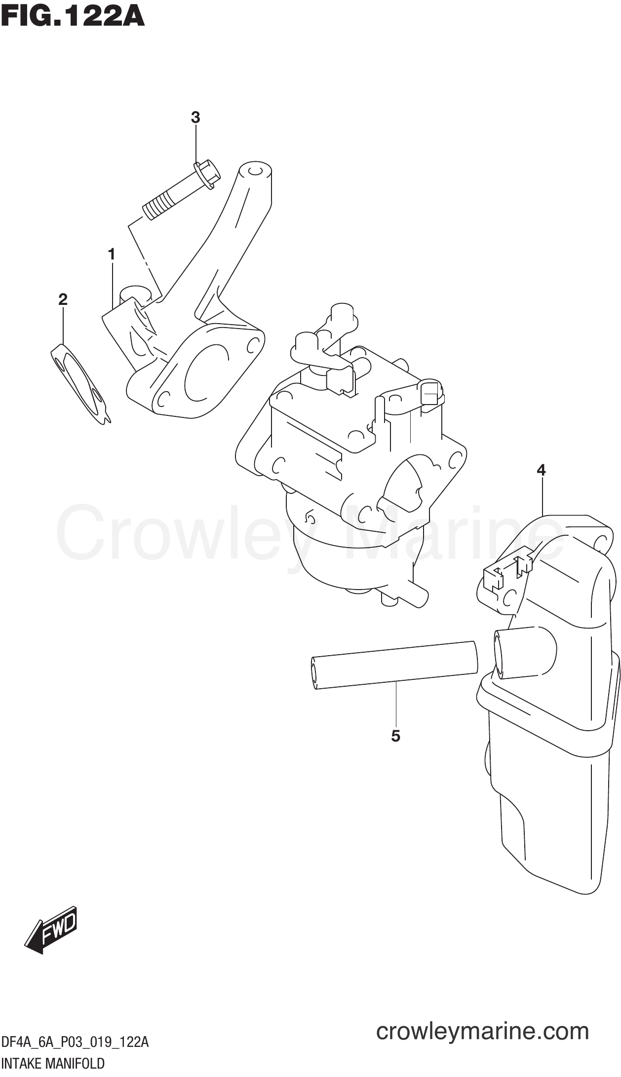 Suzuki Marine DF4A 9100011~ - INTAKE MANIFOLD