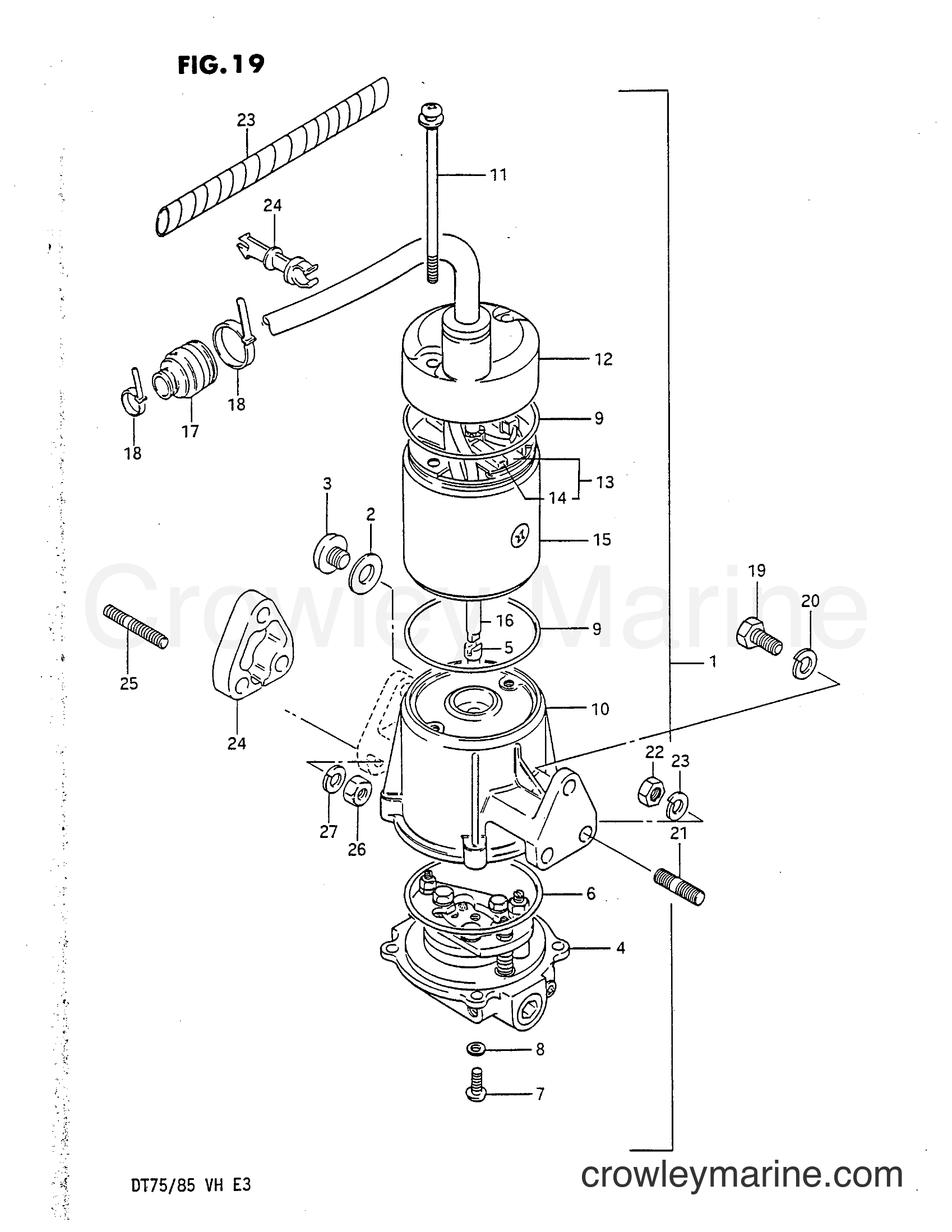 Suzuki Marine DT85 - POWER UNIT