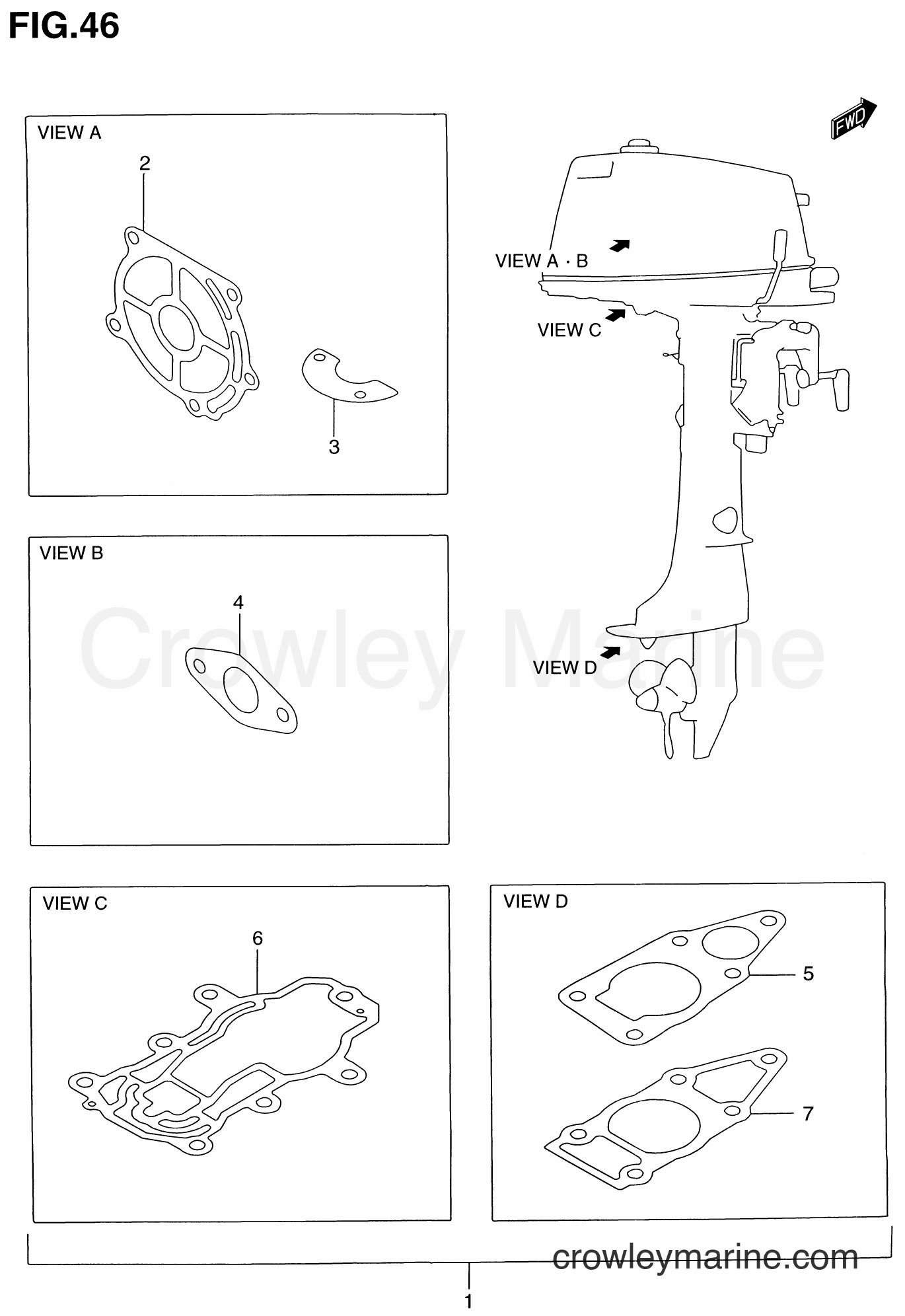 Suzuki Marine DT4 - OPTIONAL : GASKET SET (DT4)