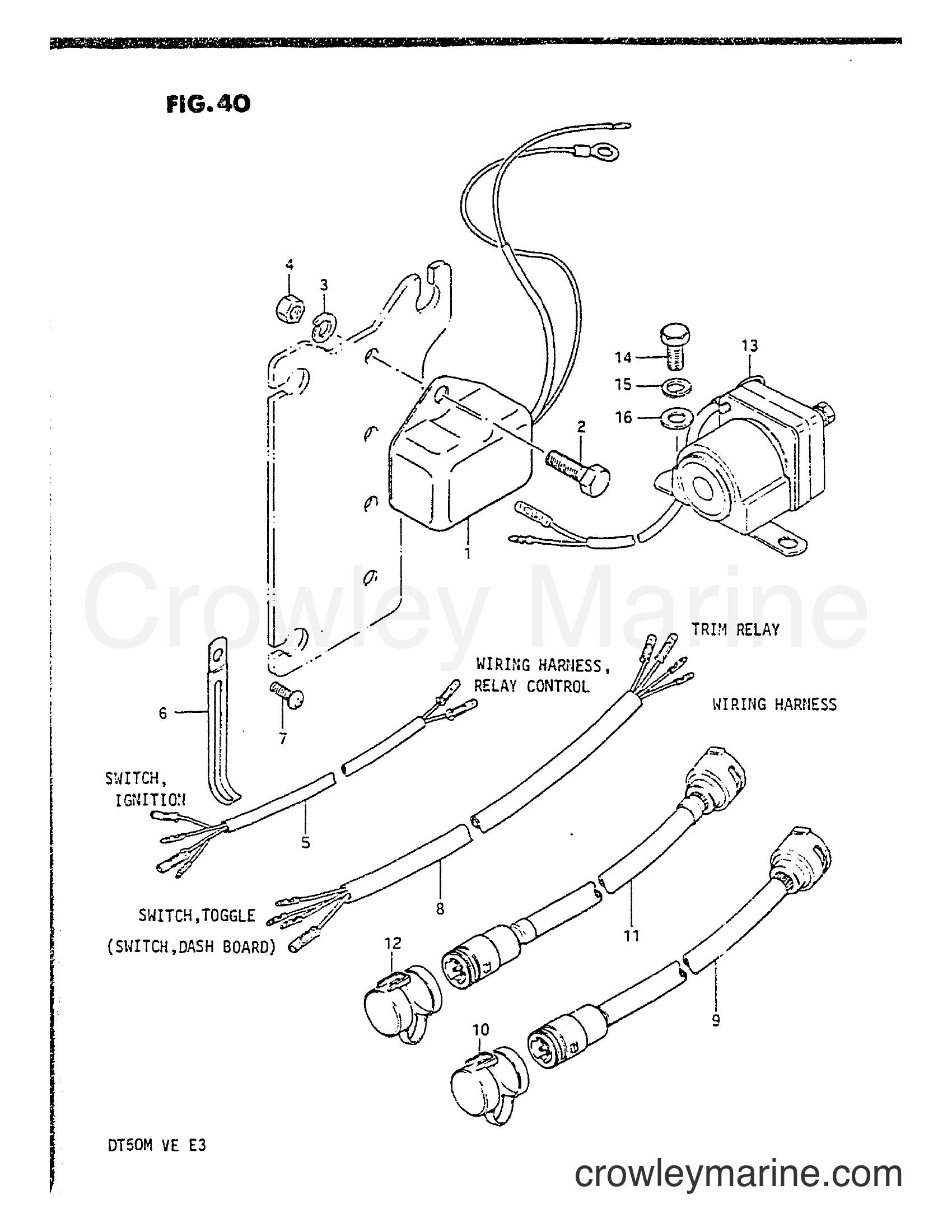 Suzuki Marine DT50M - OPT : ELECTRICAL (3)