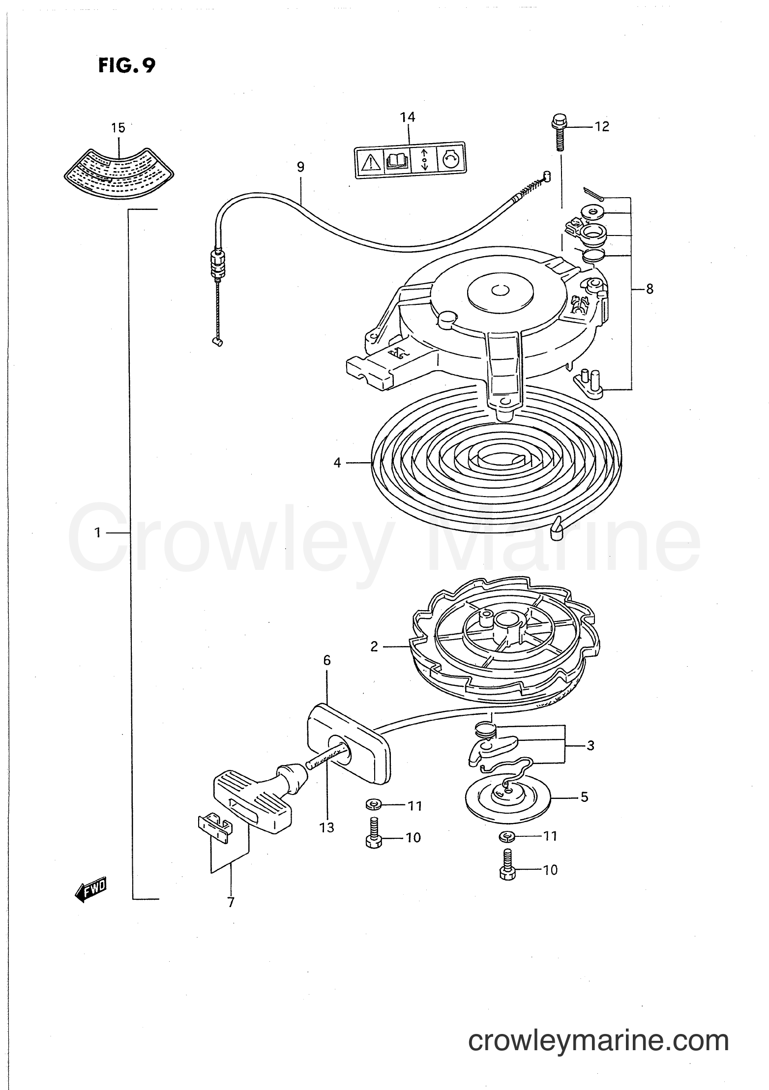 Suzuki Marine DT15C - STARTER