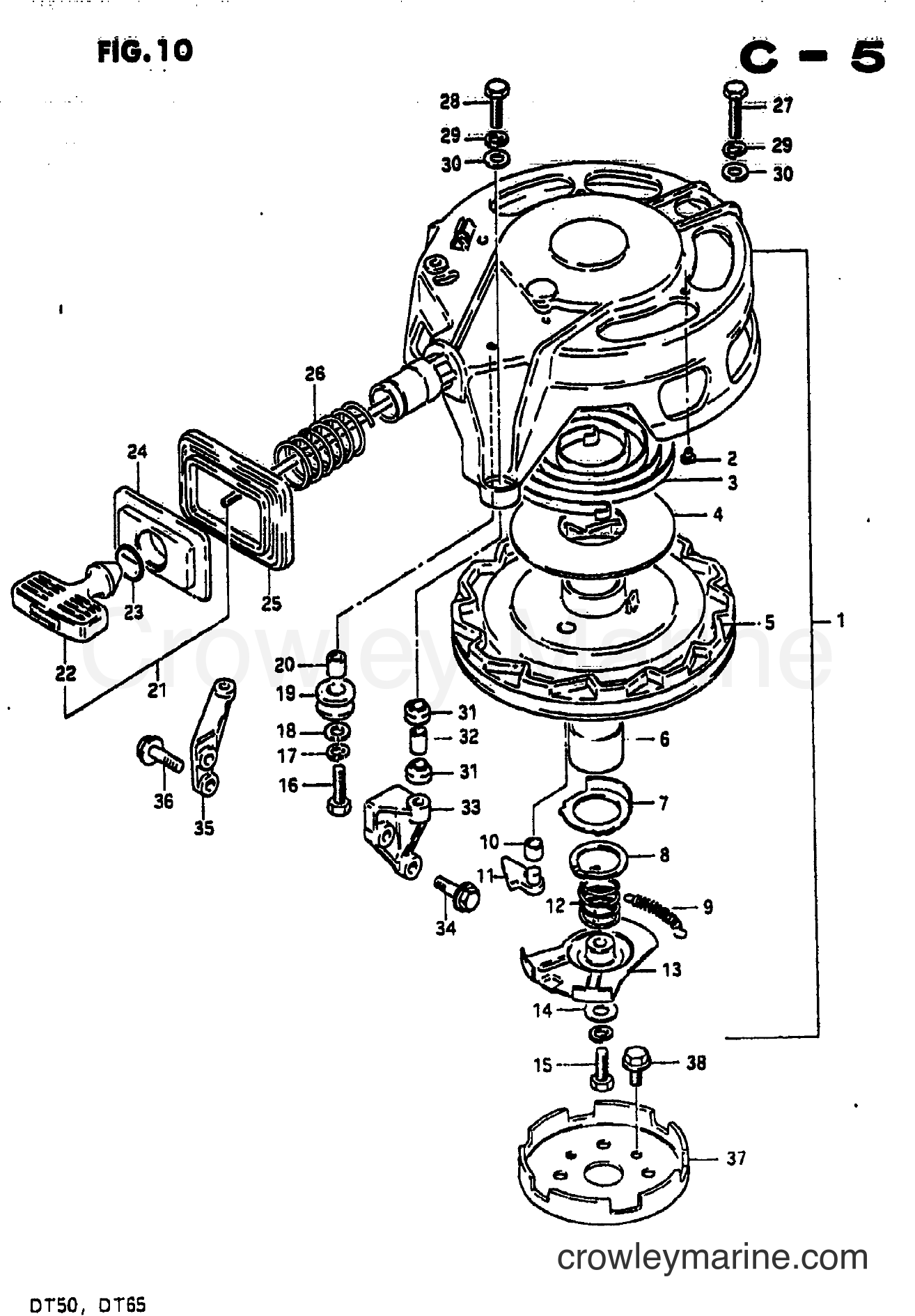 Suzuki Marine DT65 - STARTER (DT50M)