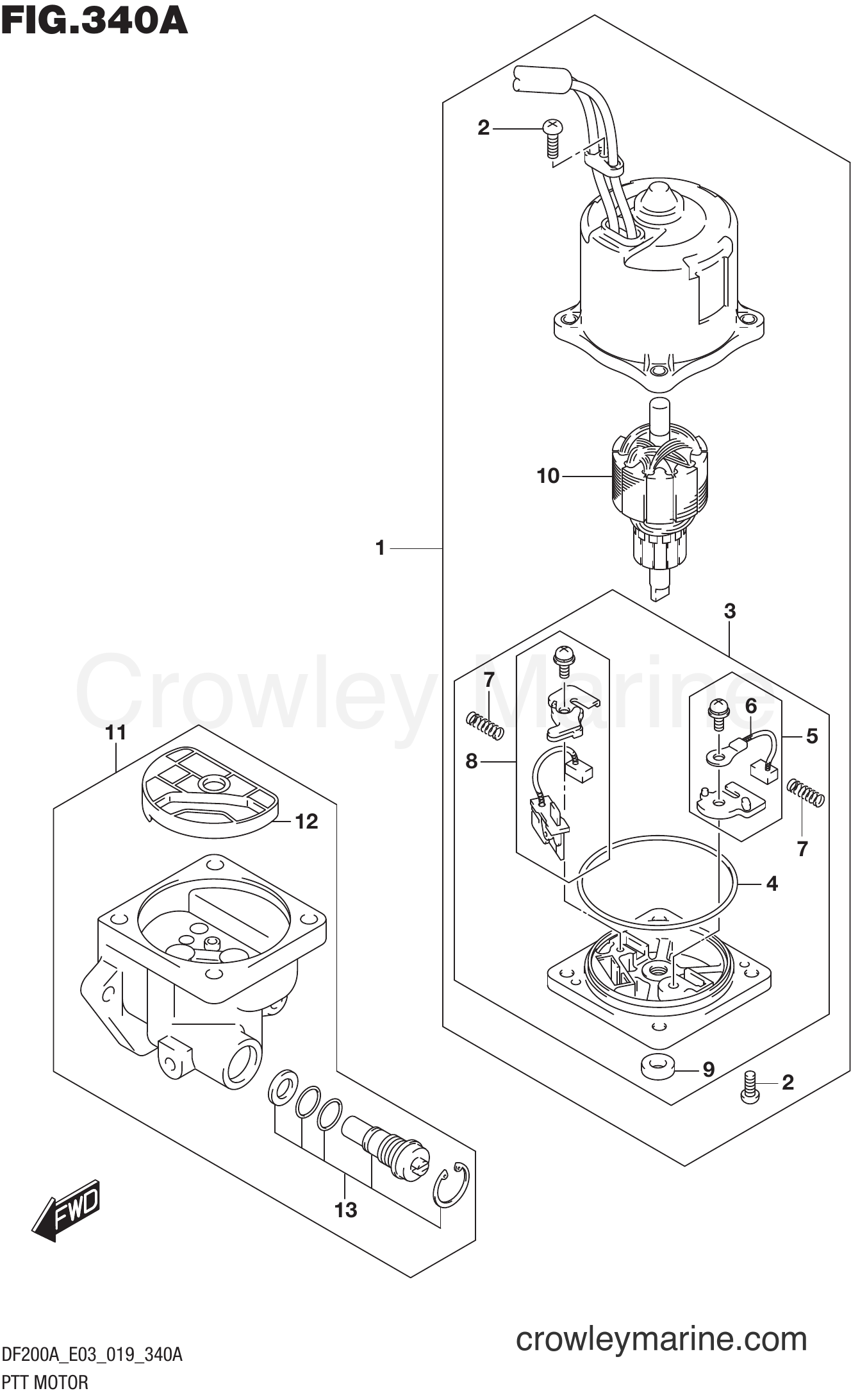 Suzuki Marine DF175AZ 910001~ - PTT MOTOR