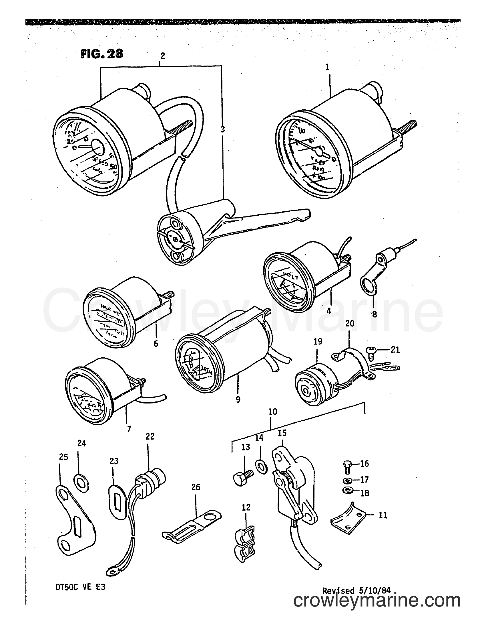 Suzuki Marine DT50 - OPT : ELECTRICAL (1)
