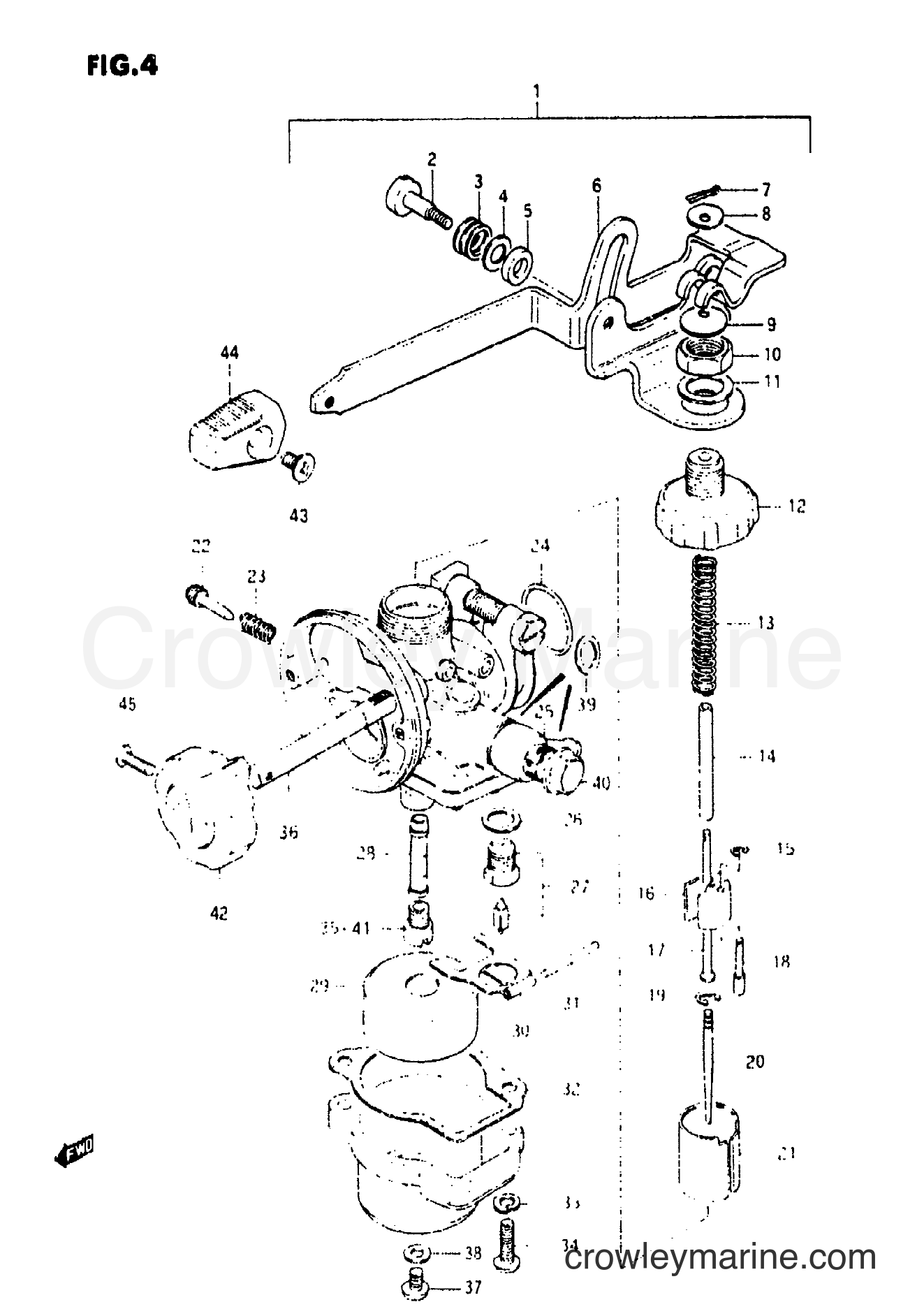 Suzuki Marine DT2.2 - CARBURETOR (MODEL:86-89)