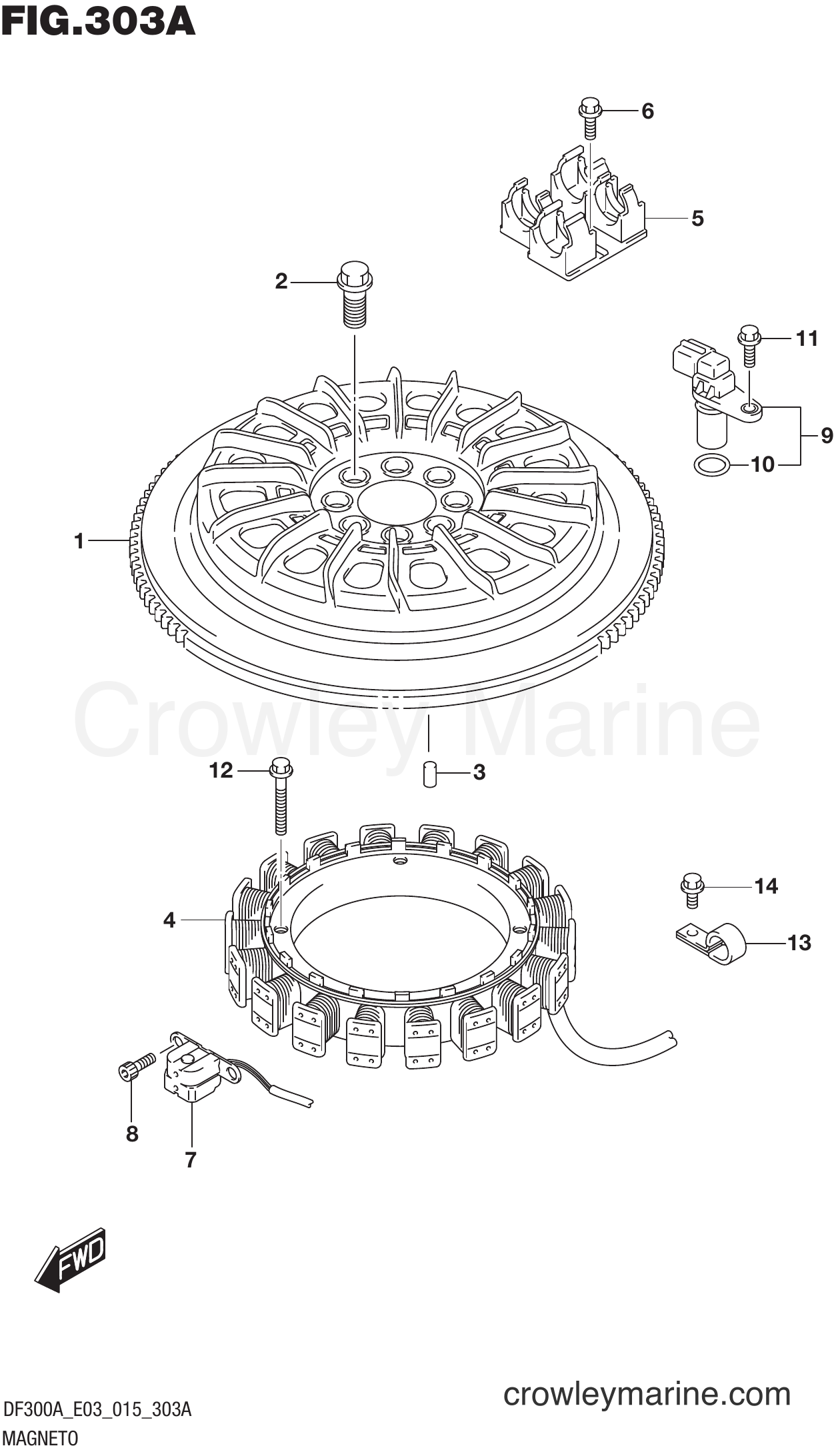 Suzuki Marine DF250AP 510001~ - MAGNETO