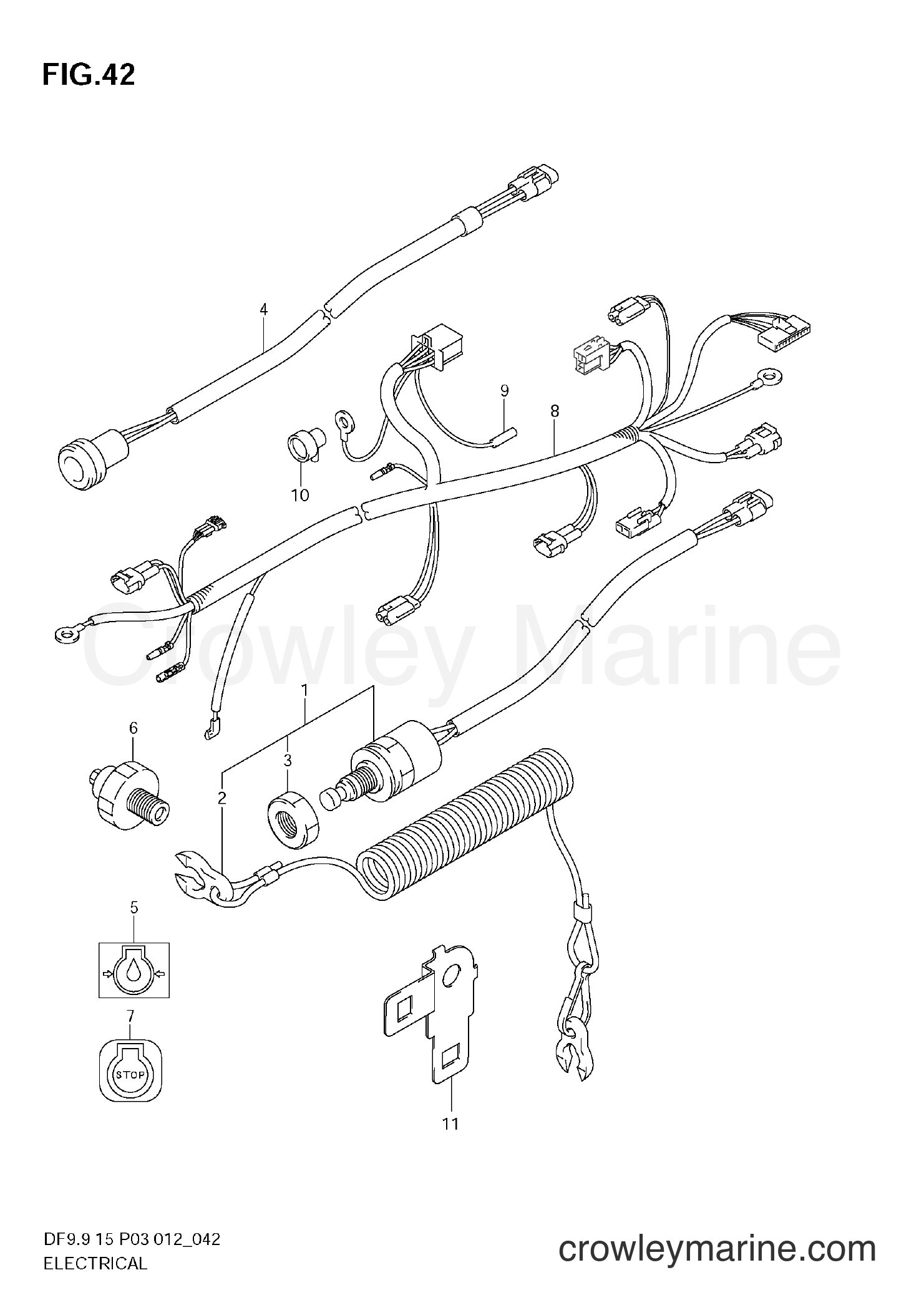 Suzuki Marine DF9.9 00993F-210001~ - ELECTRICAL (DF9,9TH)