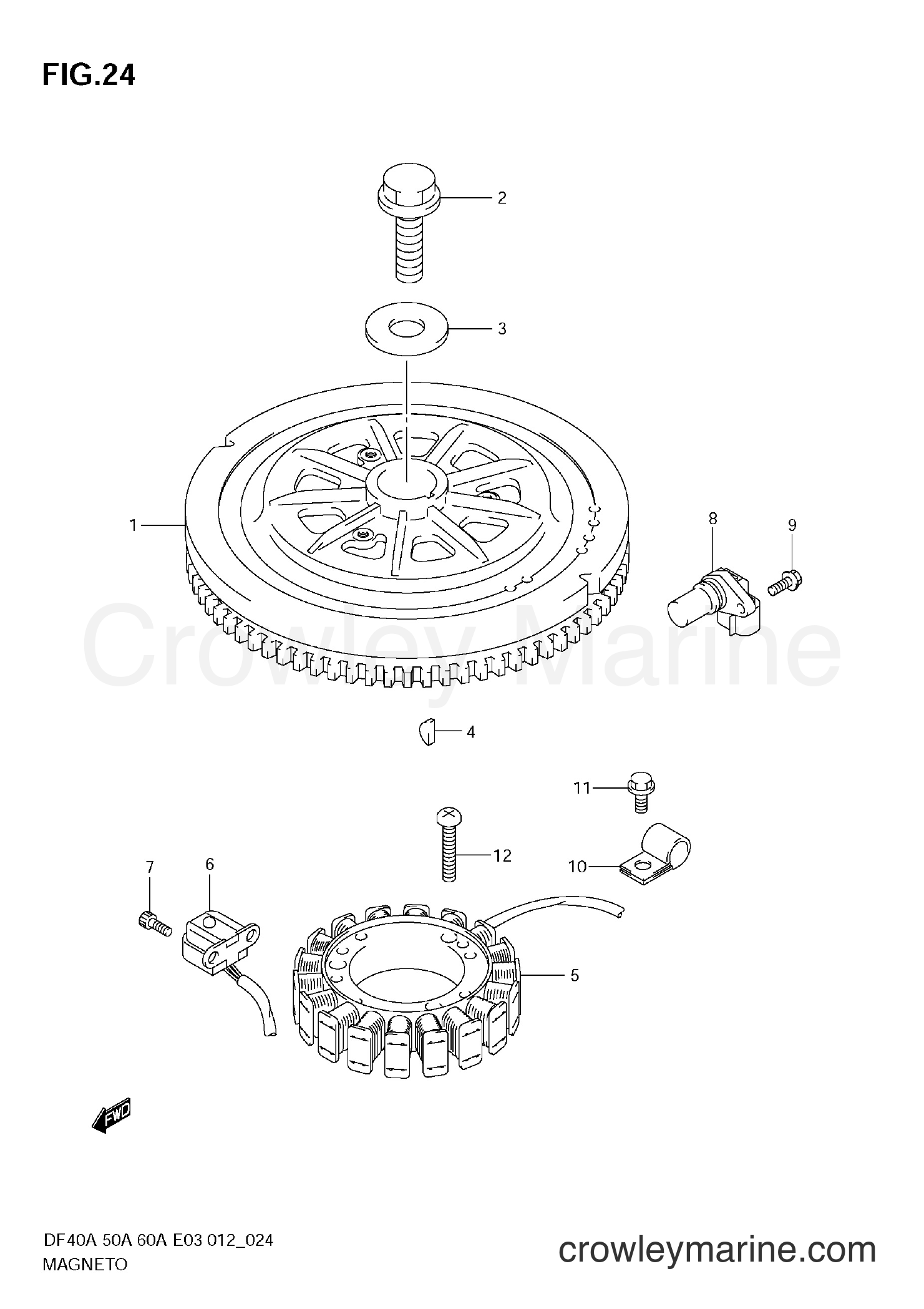 Suzuki Marine DF50A 210001~ - MAGNETO