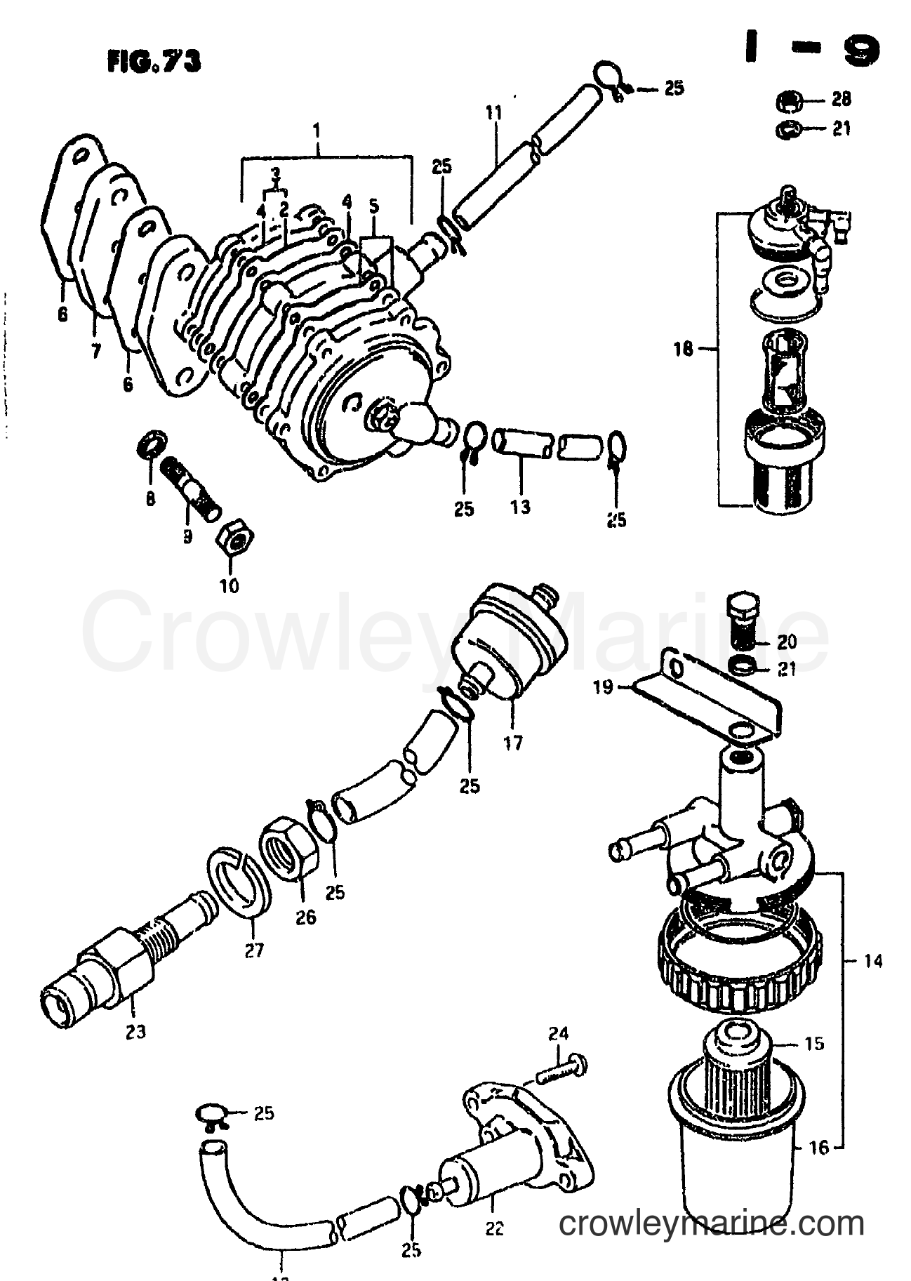 Suzuki Marine DT5 - FUEL PUMP
