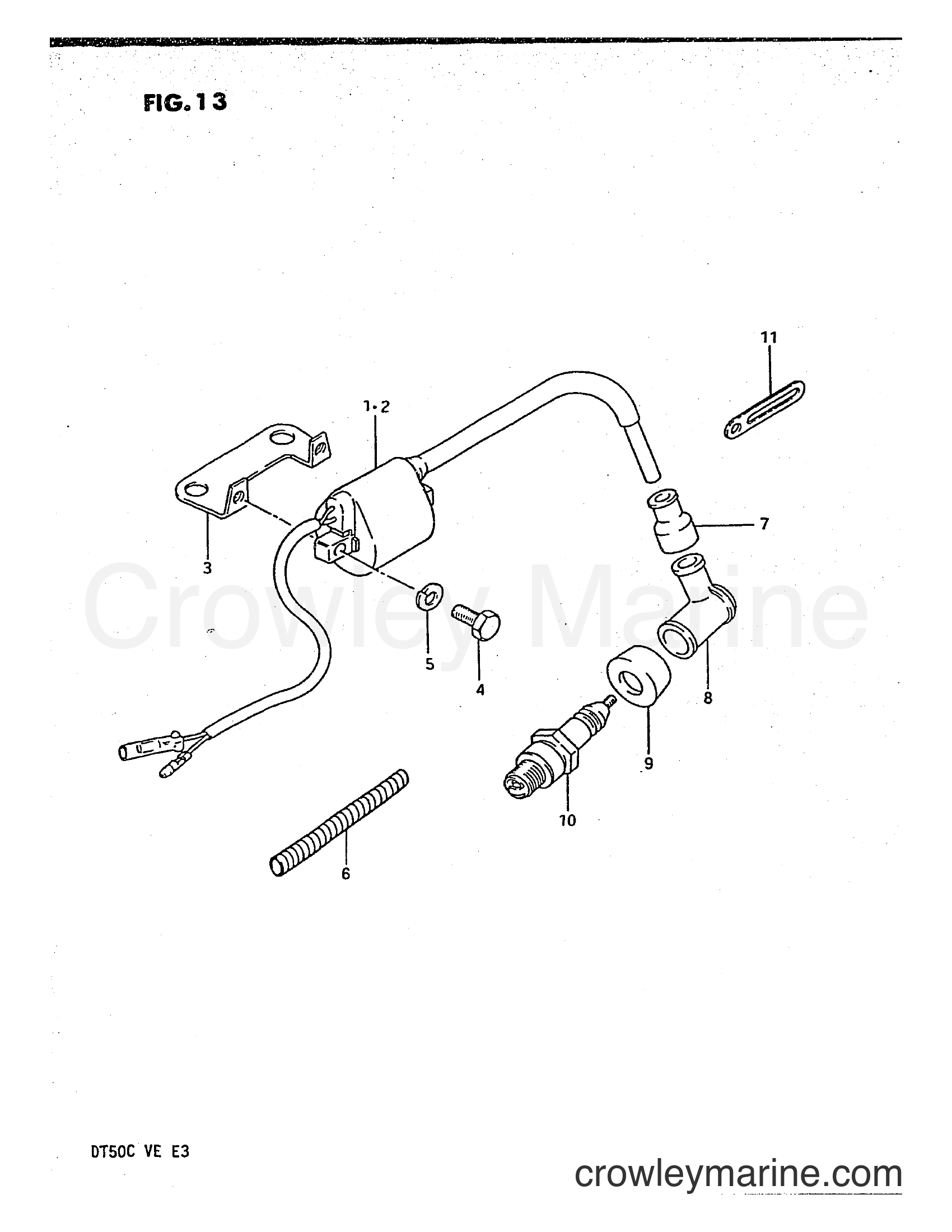 Suzuki Marine DT50 - IGNITION COIL