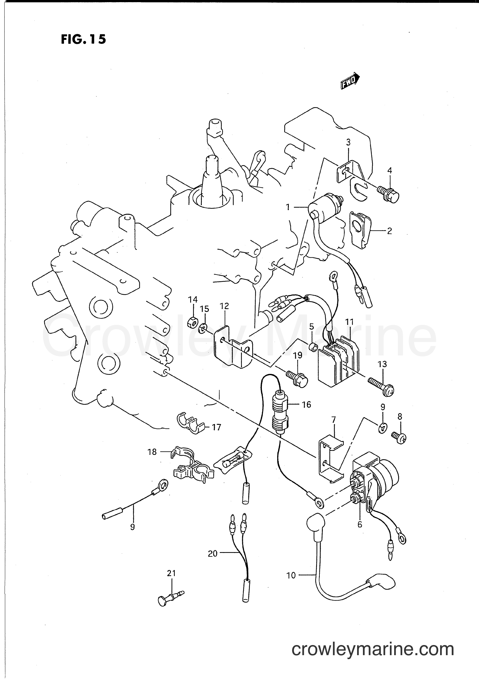 Suzuki Marine DT8C - ELECTRICAL (ELECTRIC STARTER)
